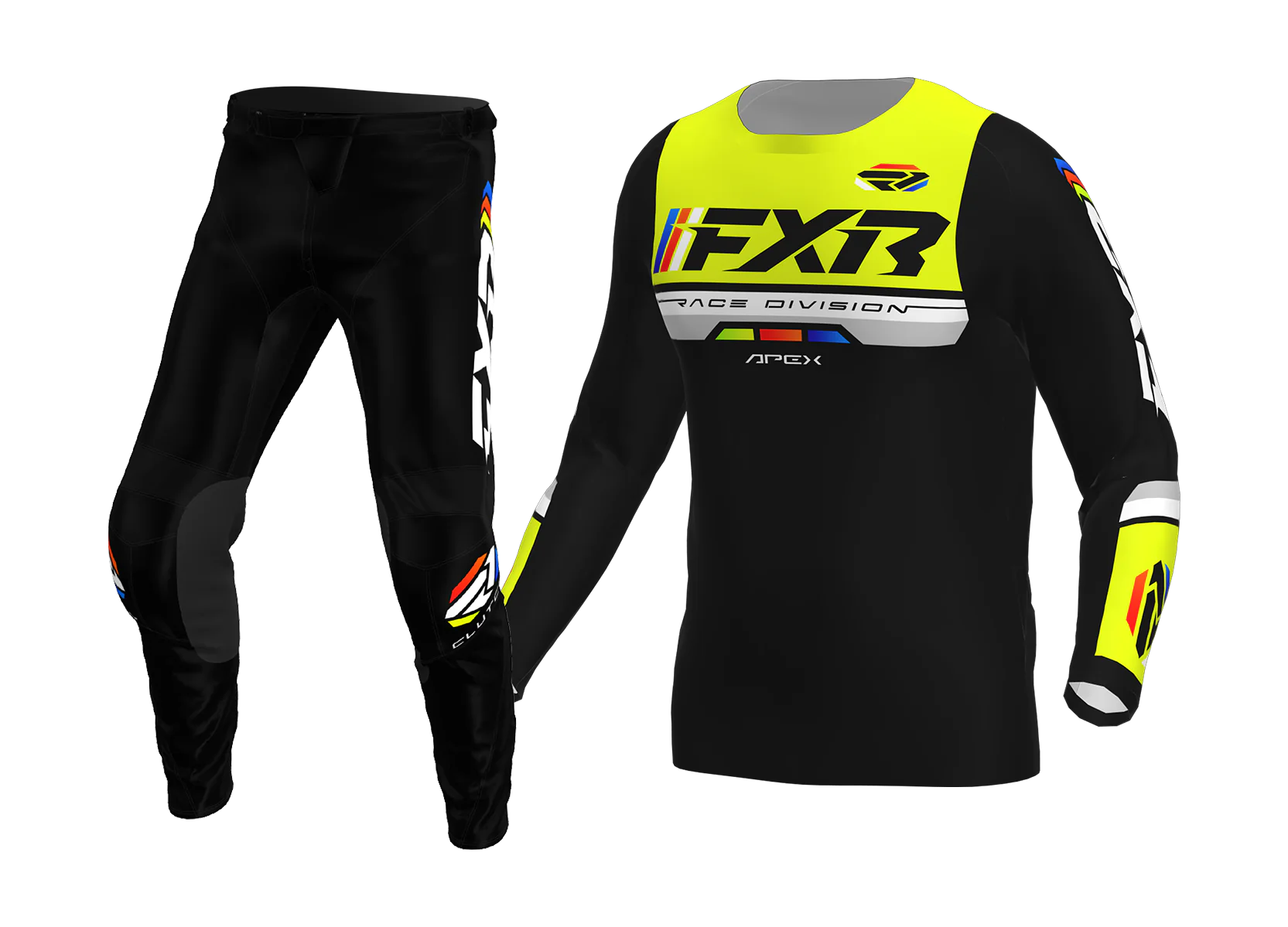FXR Youth Motocross Gear 2026 Apex - HiVis