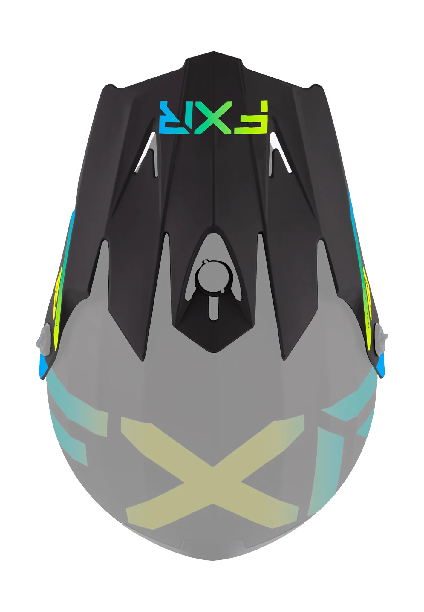 FXR Youth Helmet Visor Legion - Black / Blue / HiVis