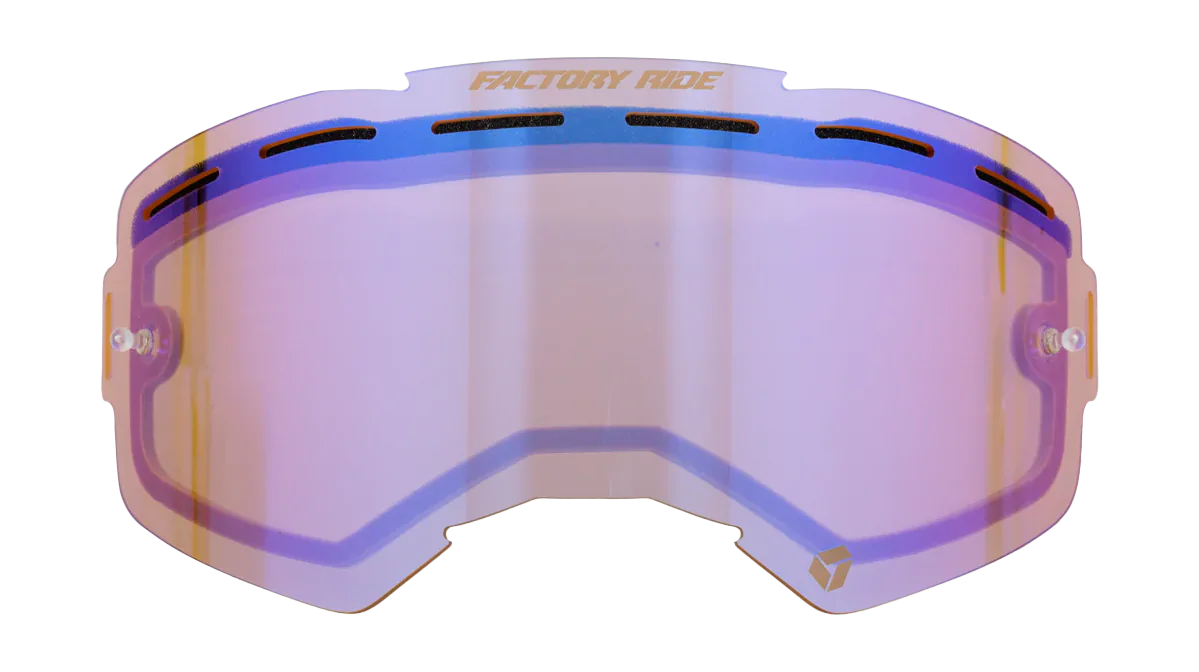 FXR Lens Factory Ride - Dual Vented Persimmon / Blue