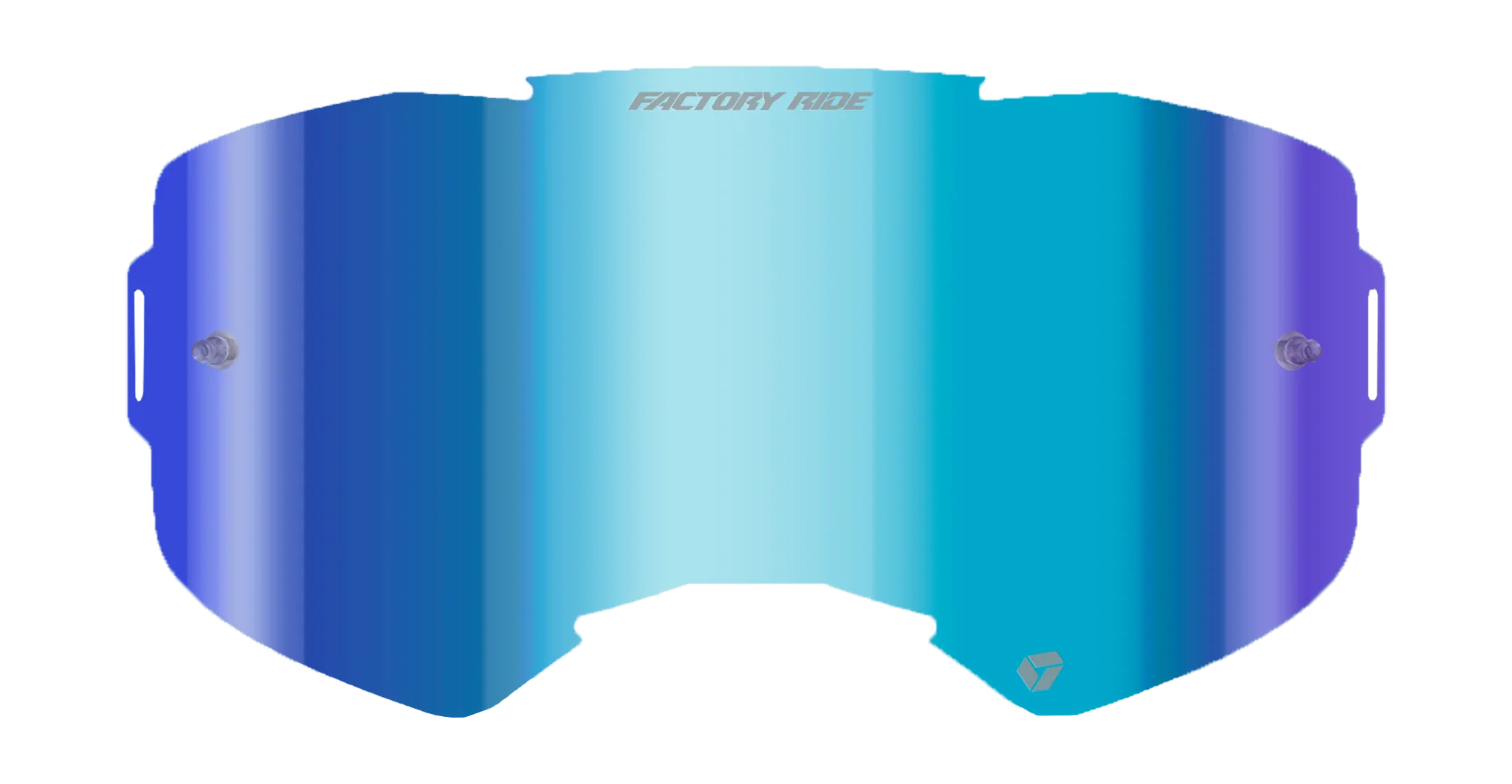 FXR Lens Factory Ride - Standard Mirror Blue