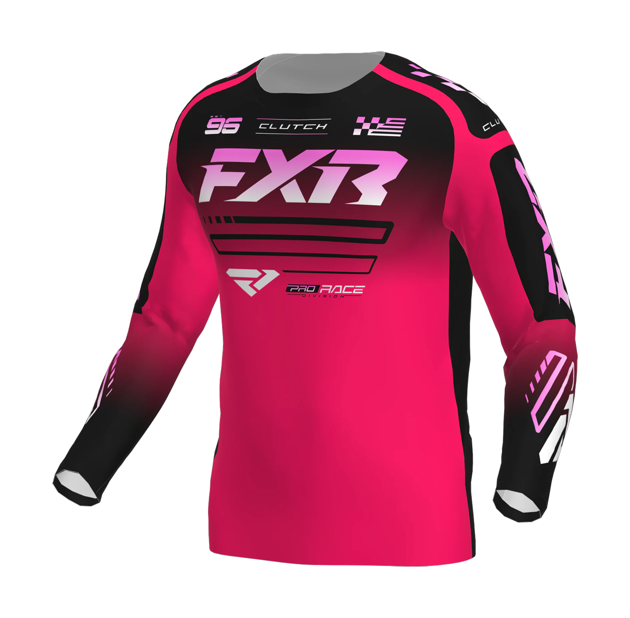 FXR Mini Motocross Gear 2026 Clutch - Razz / Black / Pink