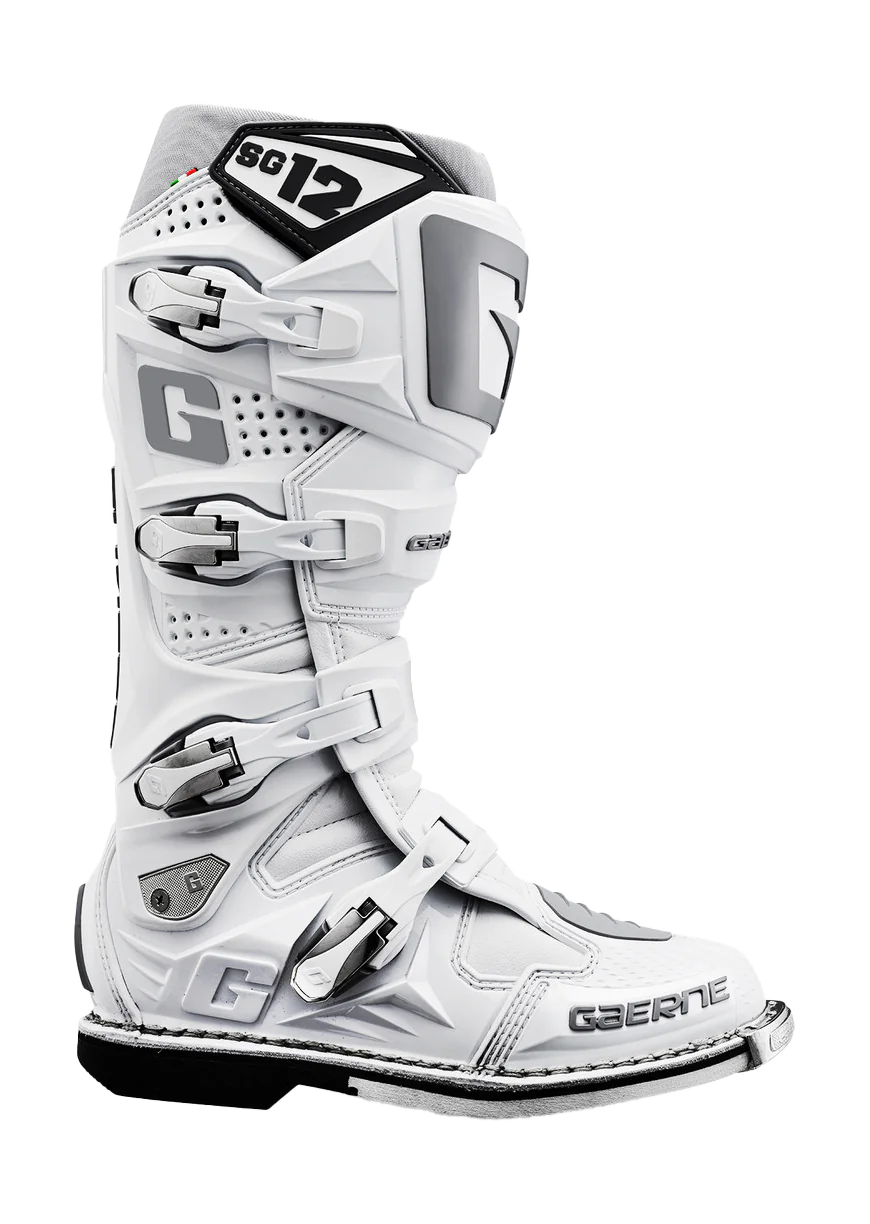 Gaerne Motocross Boots SG-12 - White