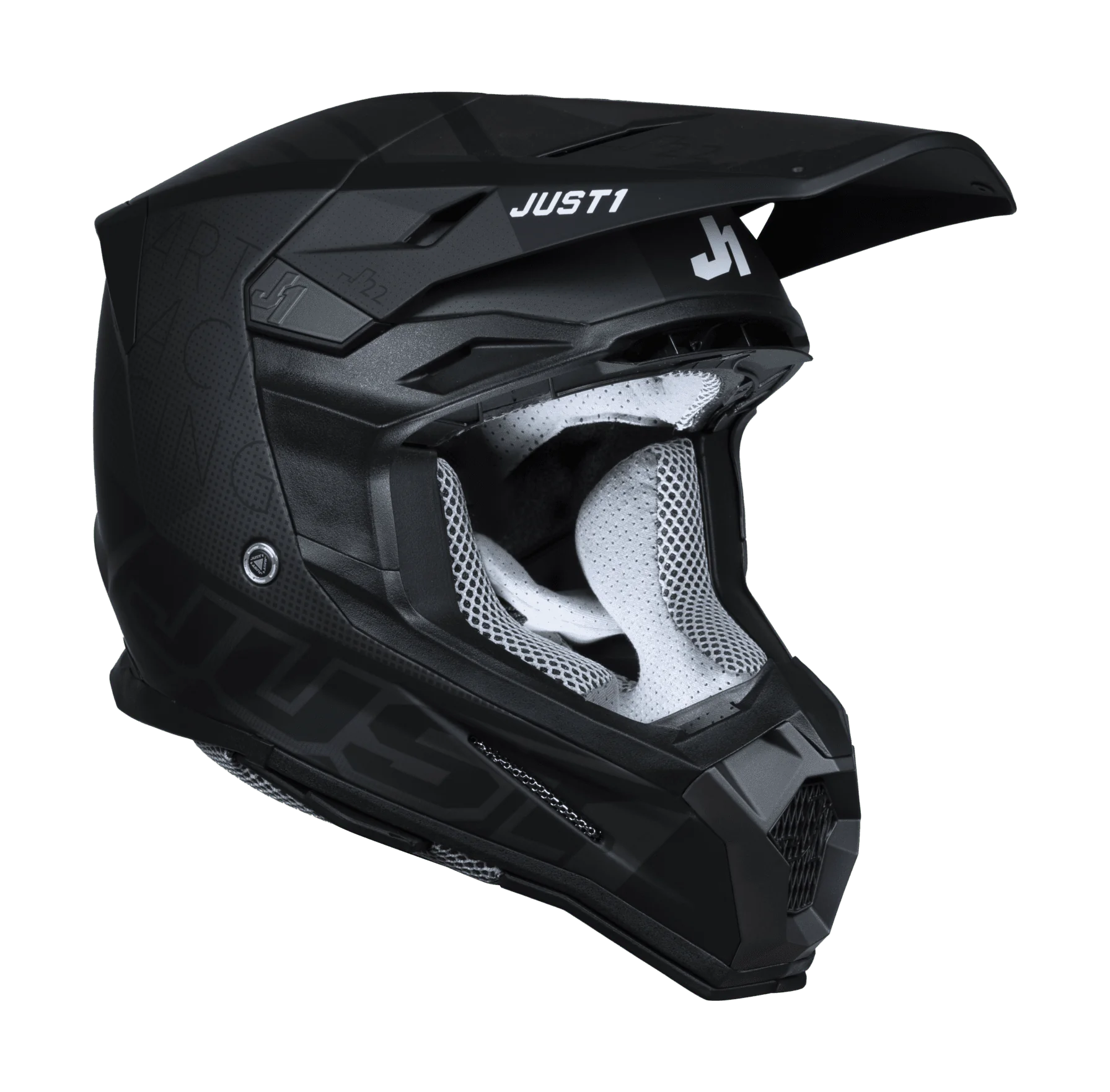 Just1 Motocross Helmet J22F Dynamo - Black / Grey