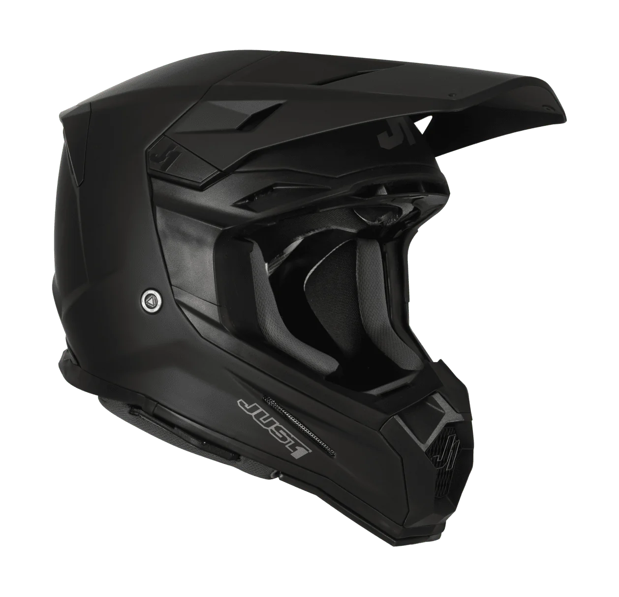 Just1 Motocross Helmet J22F Solid - Black