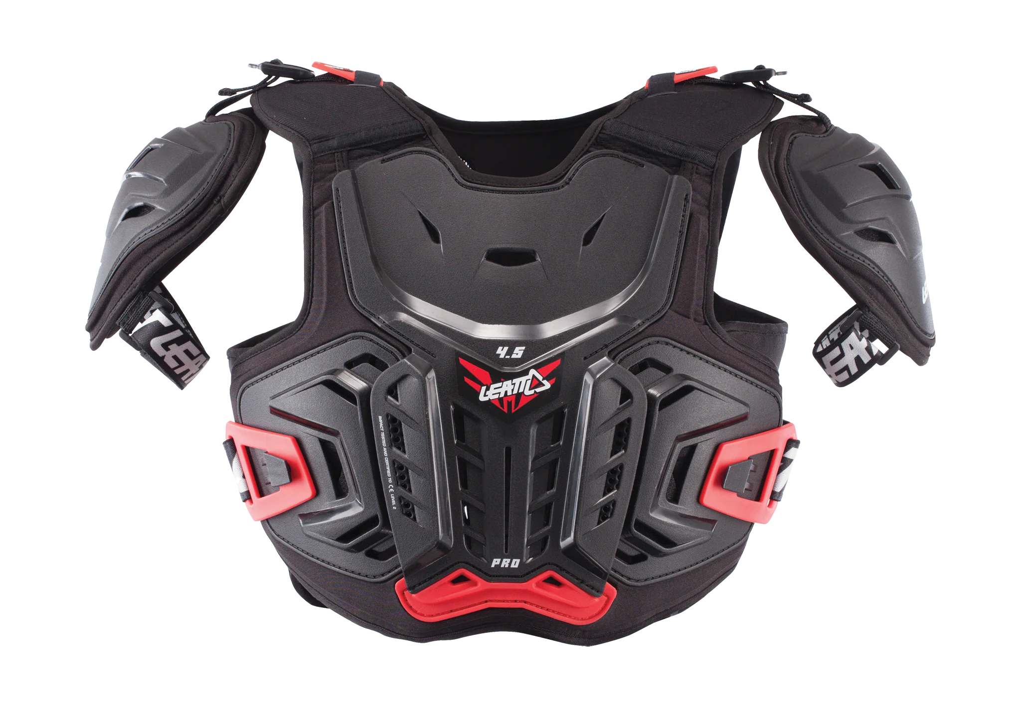 Leatt Youth Chest Protector 4.5 Pro - Black / Red