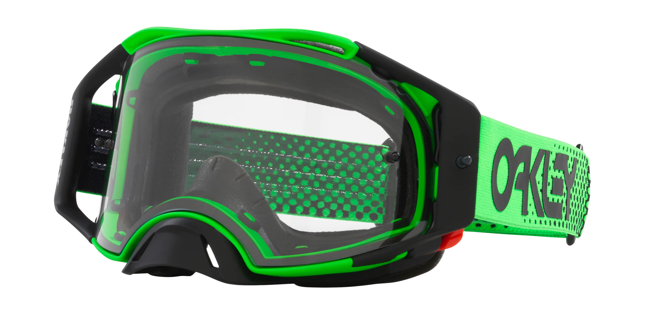 Oakley Motocross Goggle Airbrake MX Moto Green B1B - Clear