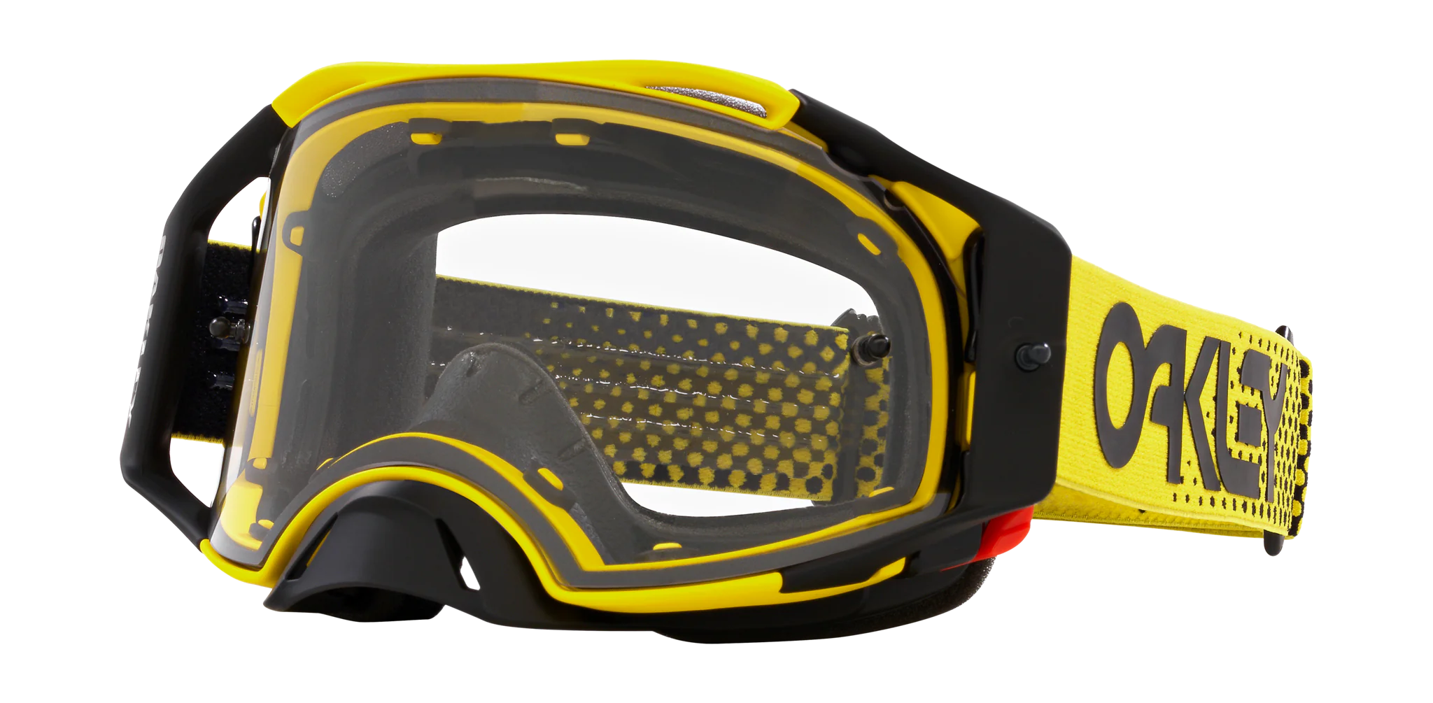 Oakley Motocross Goggle Airbrake MX Moto Yellow B1B - Clear