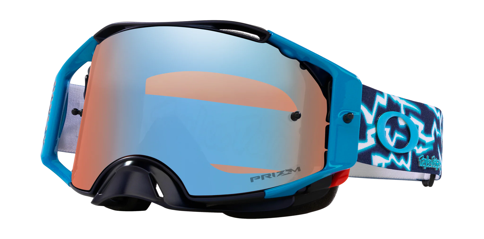 Oakley Motocross Goggle Airbrake MX TLD Blue Lightning - Prizm Sapphire Iridium