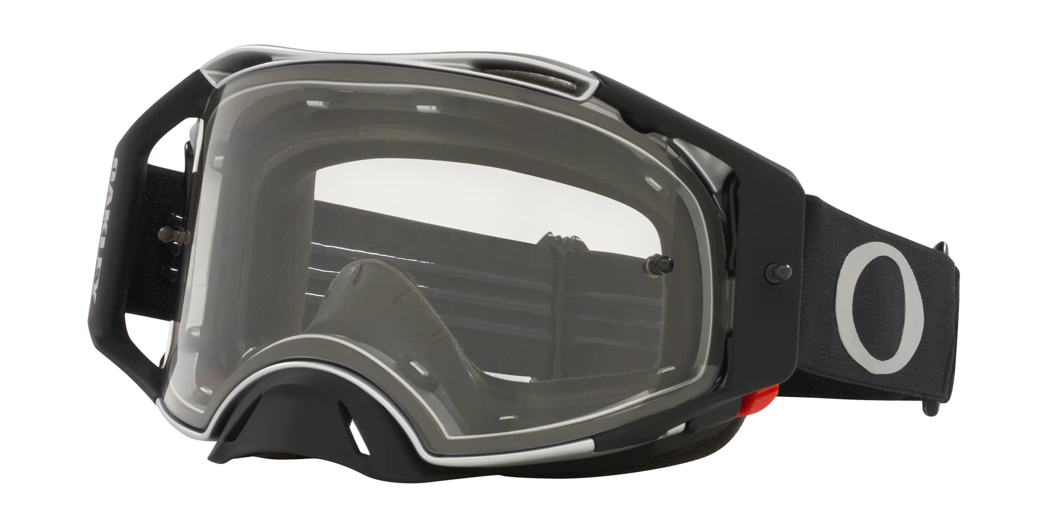 Oakley Motocross Goggle Airbrake MX Tuff Blocks Black Gunmetal - Clear