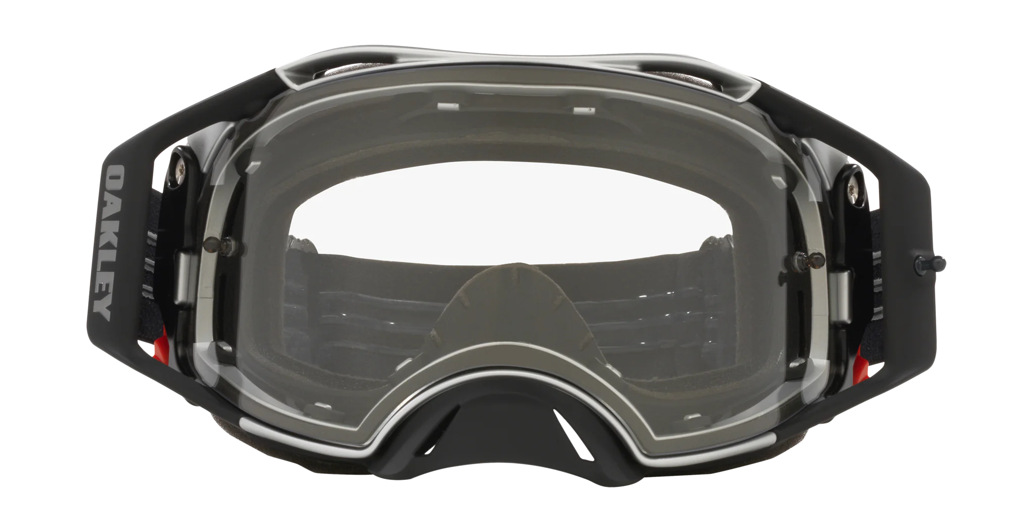 Oakley Motocross Goggle Airbrake MX Tuff Blocks Black Gunmetal - Clear