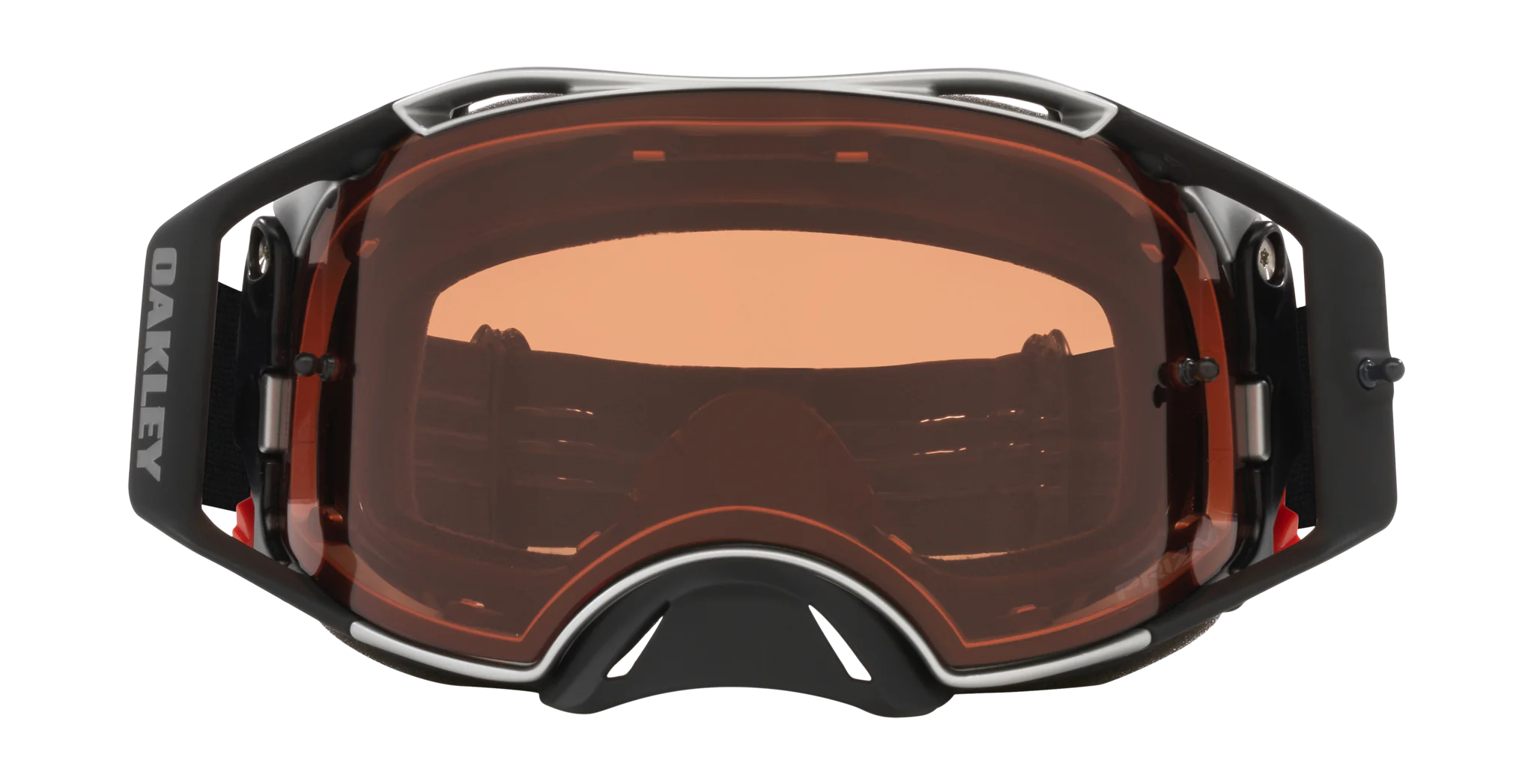 Oakley Motocross Goggle Airbrake MX Tuff Blocks Black Gunmetal - Prizm Bronze