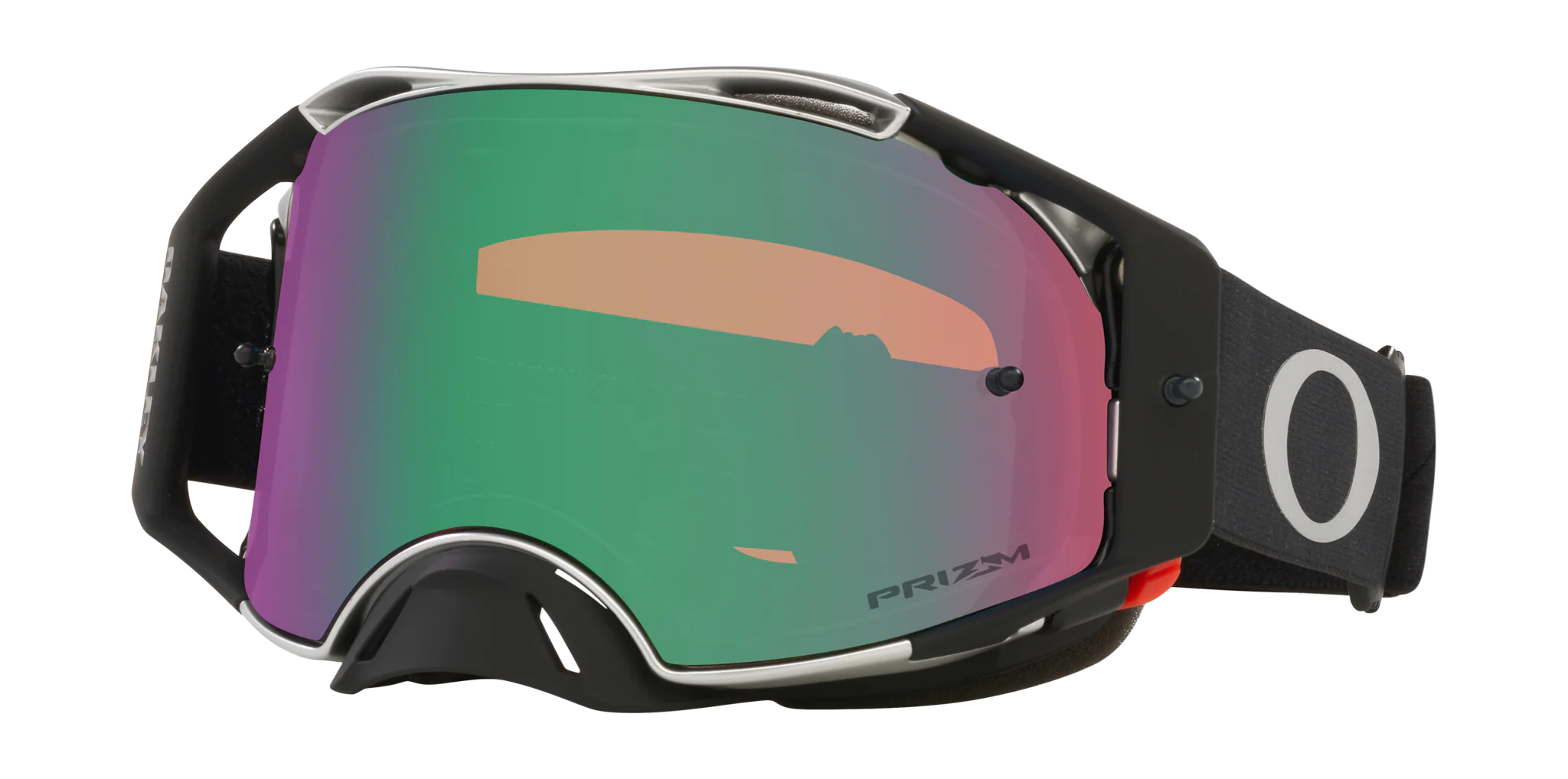 Oakley Motocross Goggle Airbrake MX Tuff Blocks Black Gunmetal - Prizm Jade Iridium