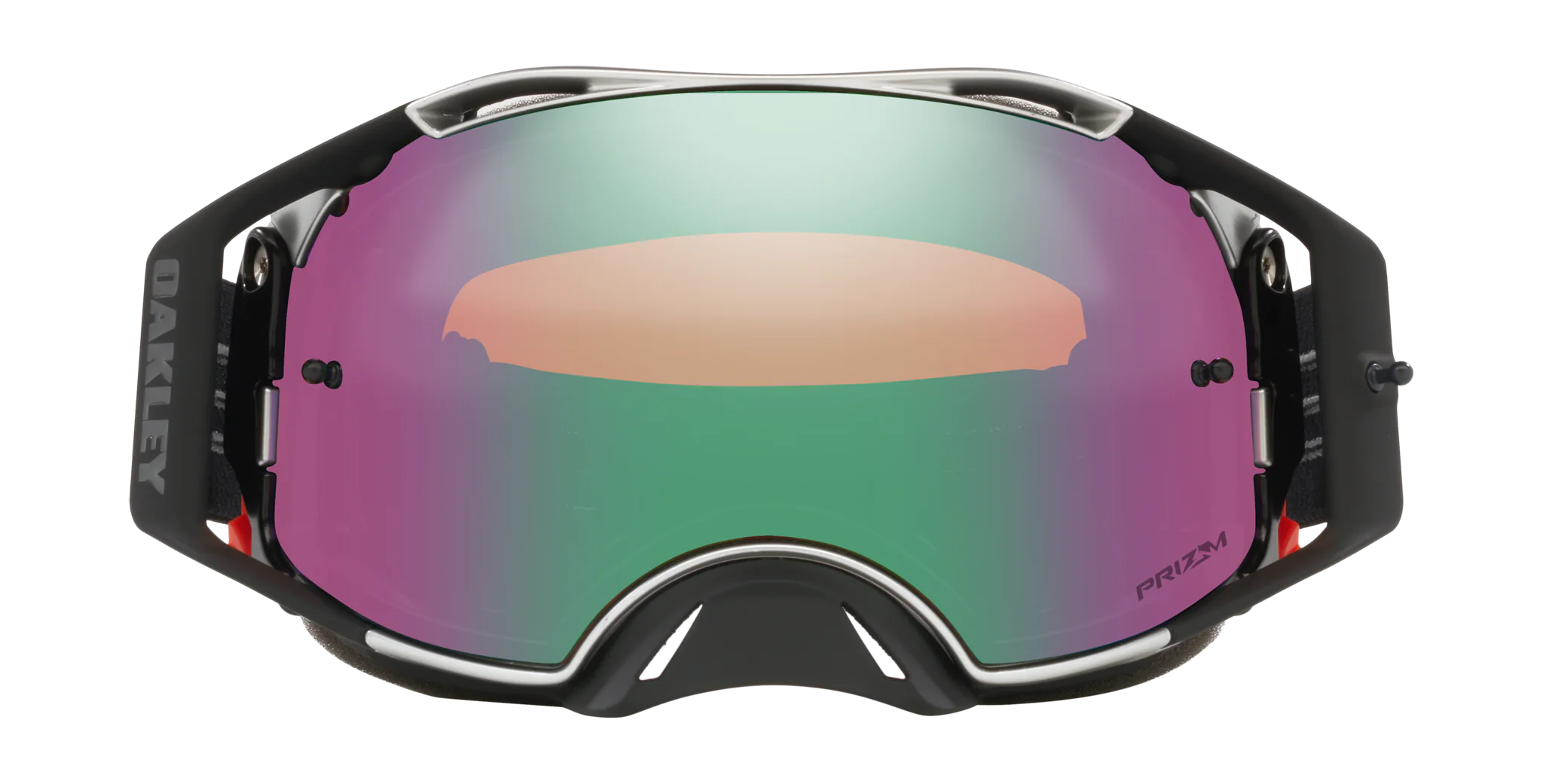 Oakley Motocross Goggle Airbrake MX Tuff Blocks Black Gunmetal - Prizm Jade Iridium