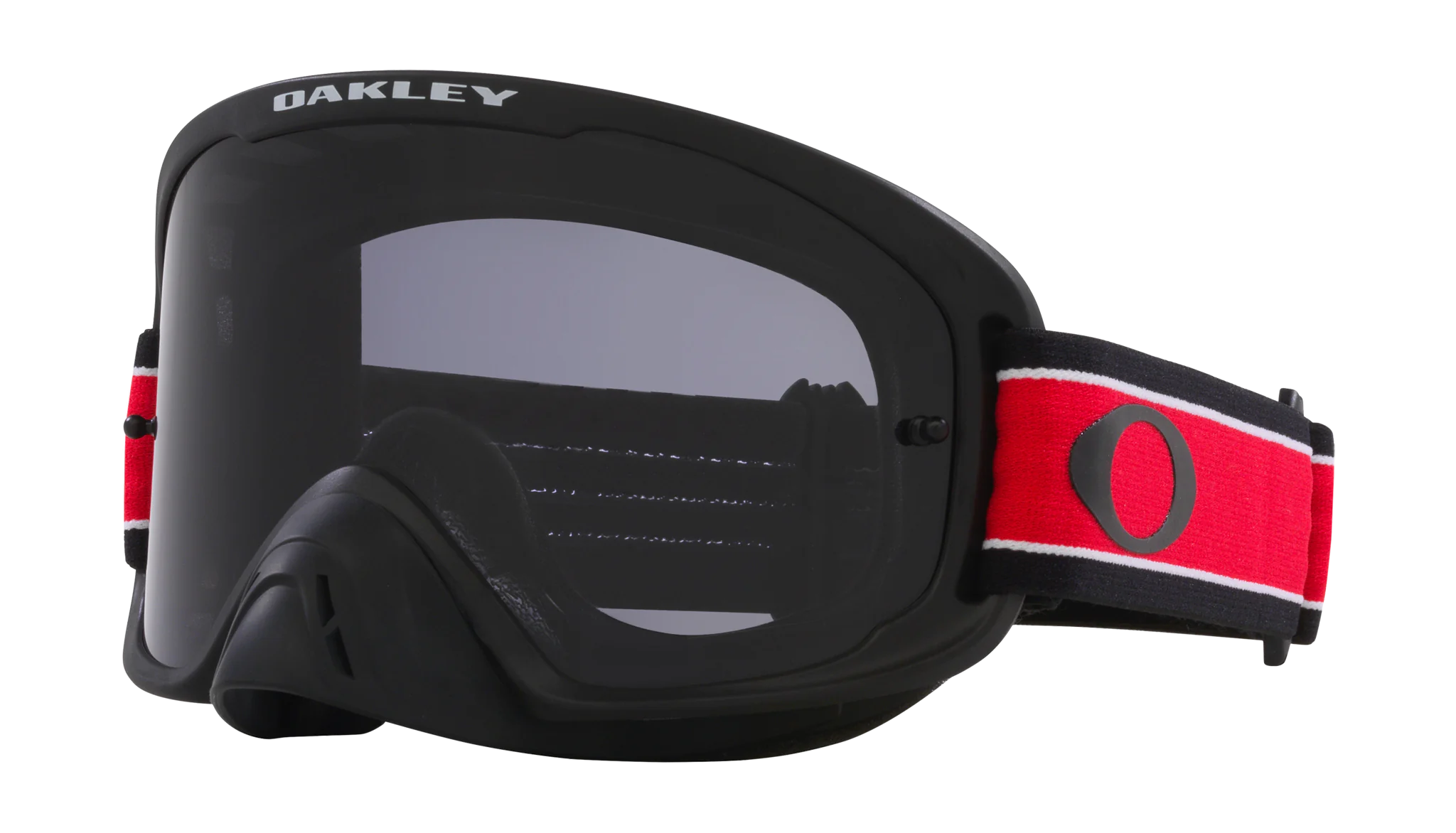 Oakley Motocross Goggle O-frame 2.0 Red Stripe - Dark Grey