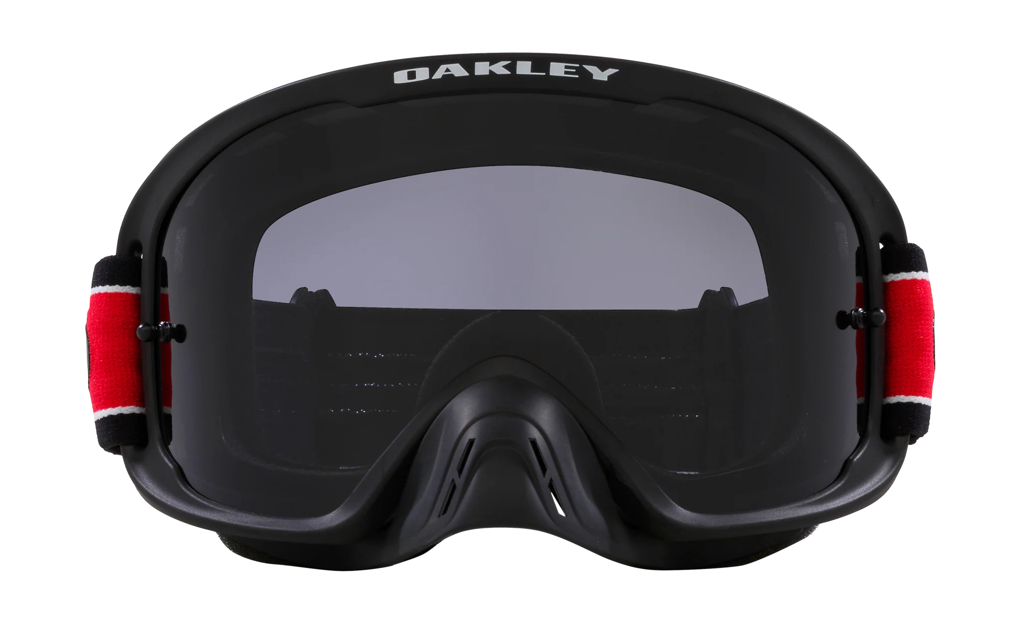 Oakley Motocross Goggle O-frame 2.0 Red Stripe - Dark Grey