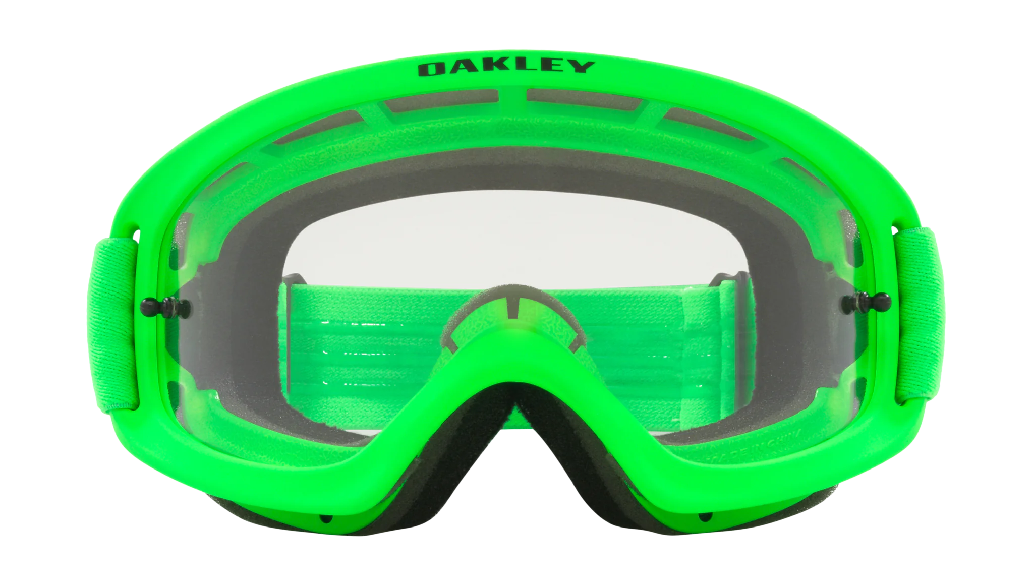 Oakley Youth Motocross Goggle XS O-frame 2.0 Moto Green - Clear