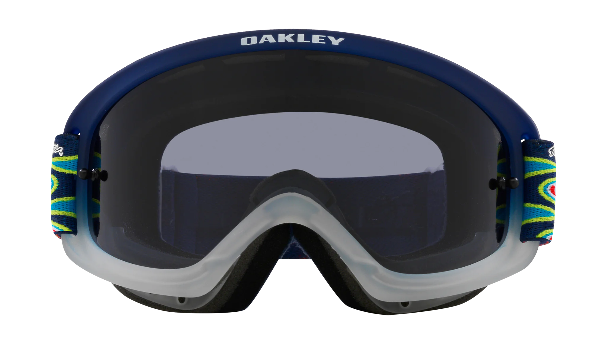 Oakley Youth Motocross Goggle XS O-frame 2.0 TLD Speed Bubbles Navy - Dark Grey