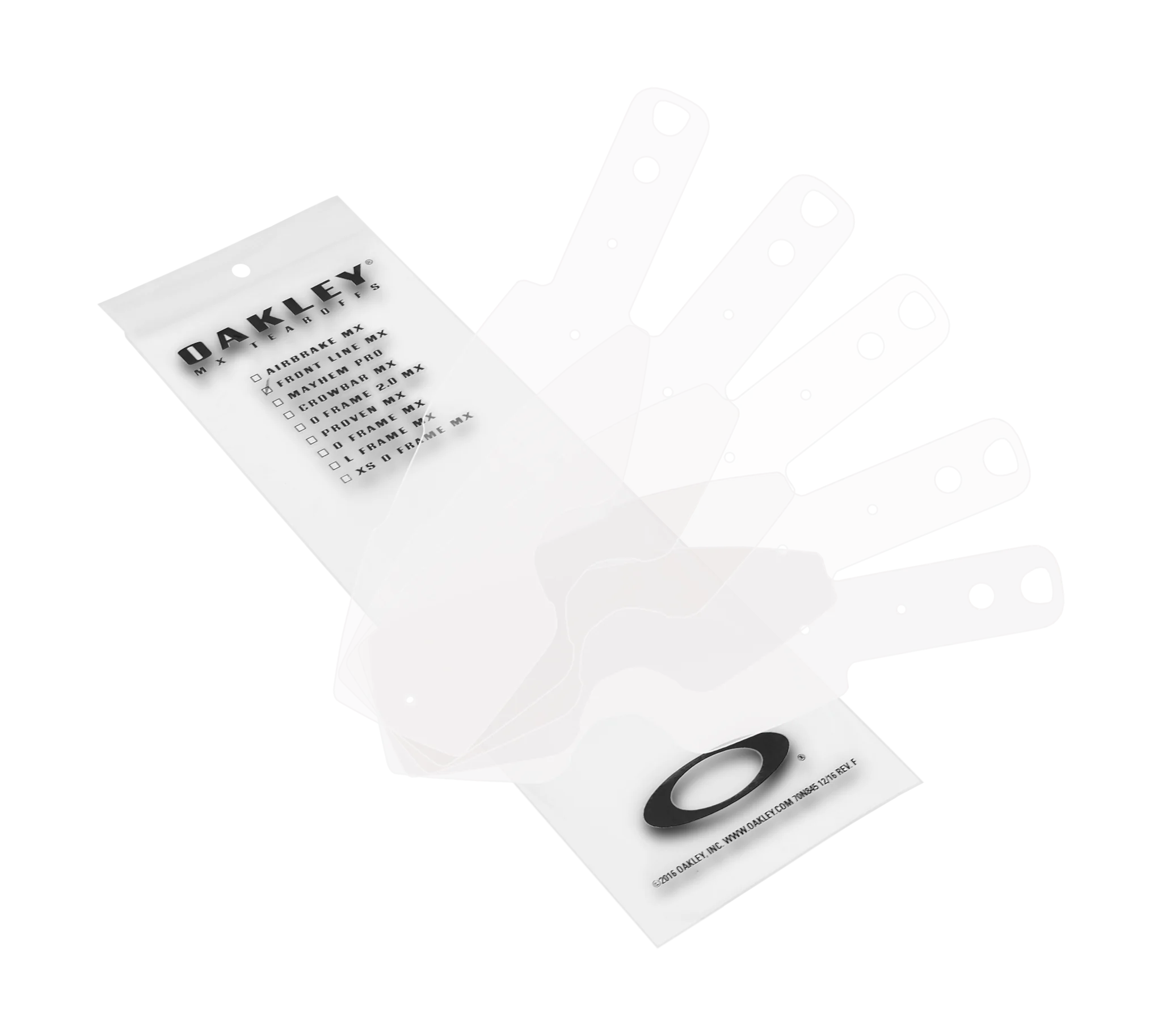 Oakley Tear-Offs Laminated Front Line MX