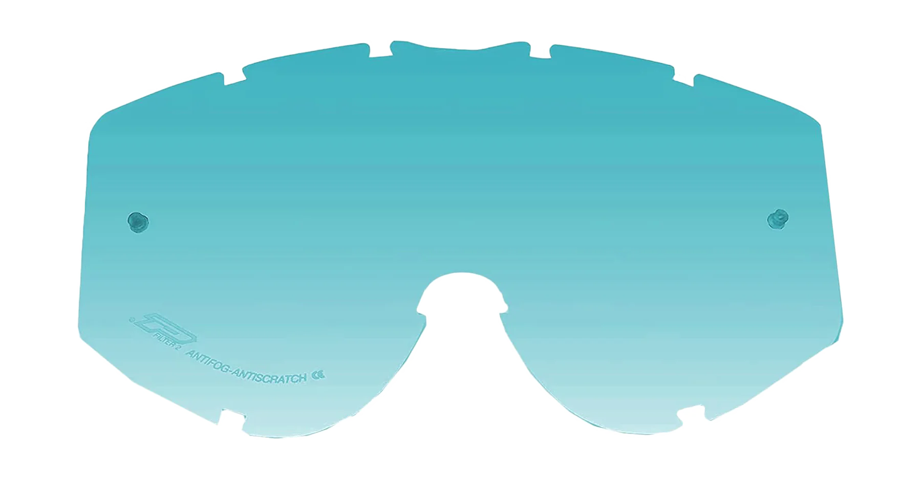 Progrip Lens 3200/3201/3204/3301 - One Side Anti Fog Light Blue
