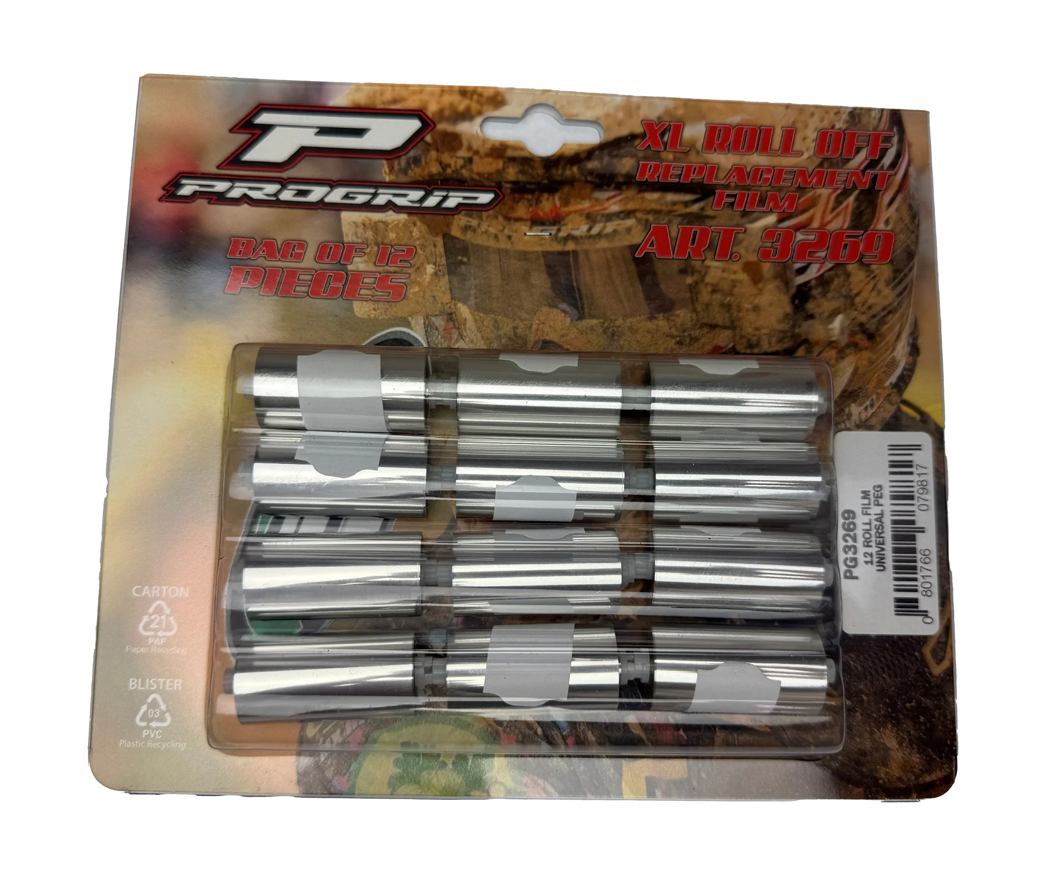 Progrip Roll-Off Films XL 3200/3201/3204/3301 - 40 mm - 12 Pcs