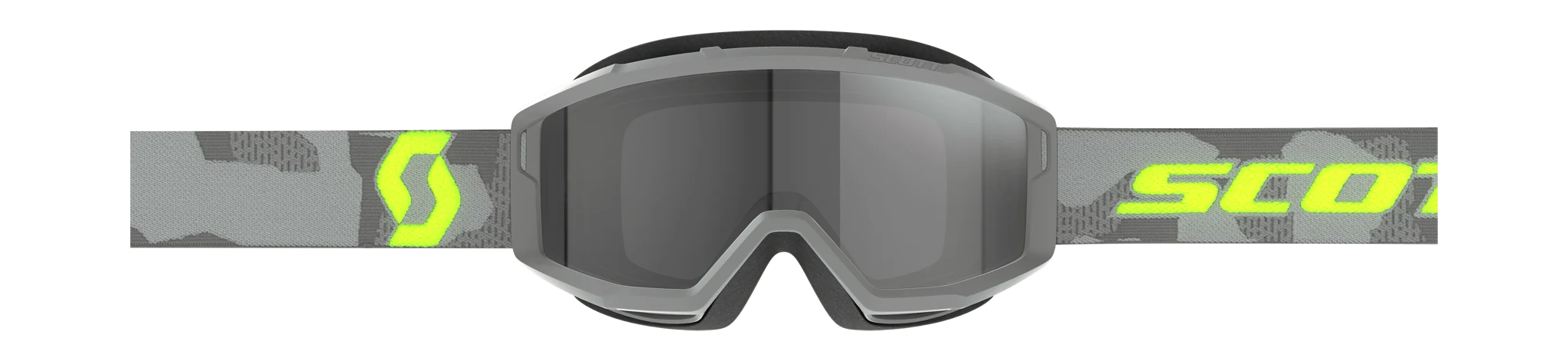 Scott Motocross Goggle Primal Sand Dust - Grey / Neon Yellow - Dark Grey