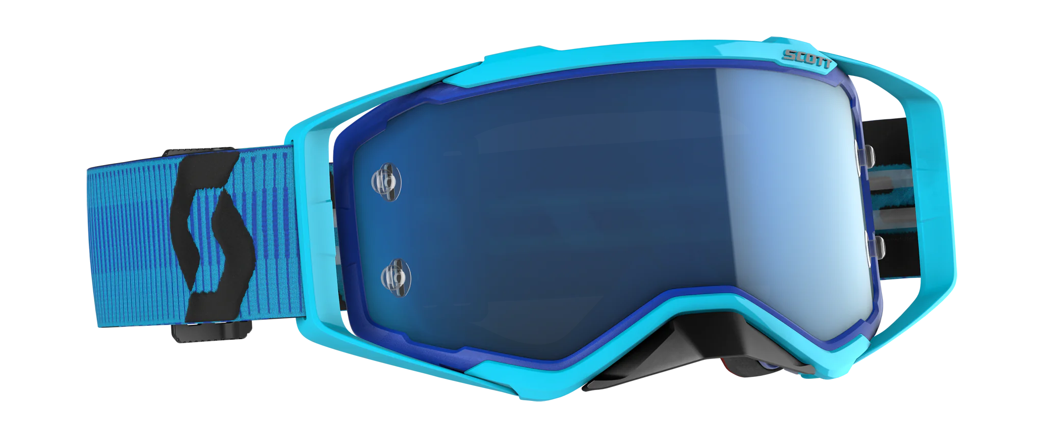 Scott Motocross Goggle Prospect - Blue / Black - Mirror Electric Blue