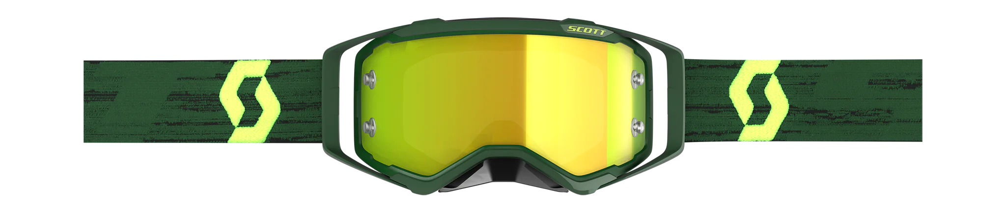 Scott Motocross Goggle Prospect - Green / Yellow - Mirror Yellow