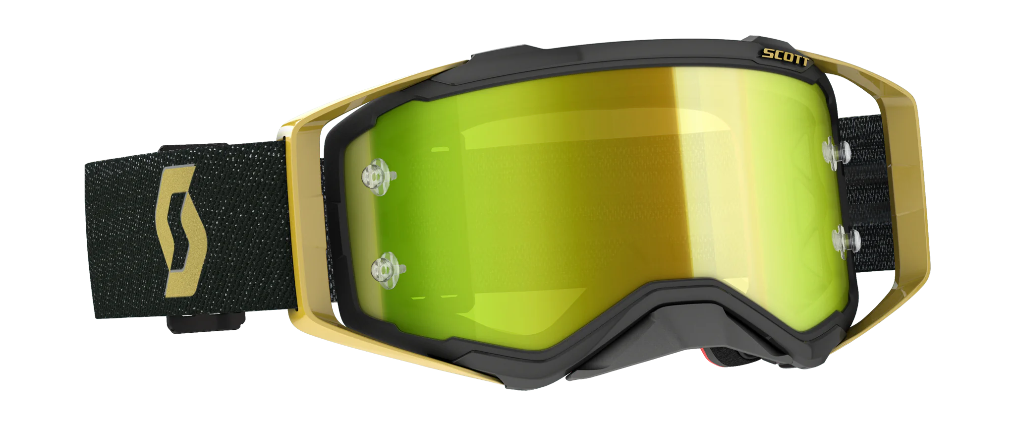 Scott Motocross Goggle Prospect LE Gold - Black / Gold - Mirror Yellow