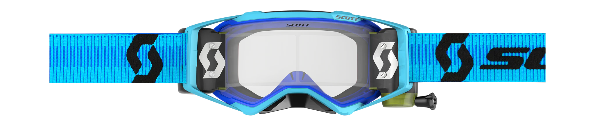 Scott Motocross Goggle Roll-Off Prospect WFS - Blue / Black - Clear
