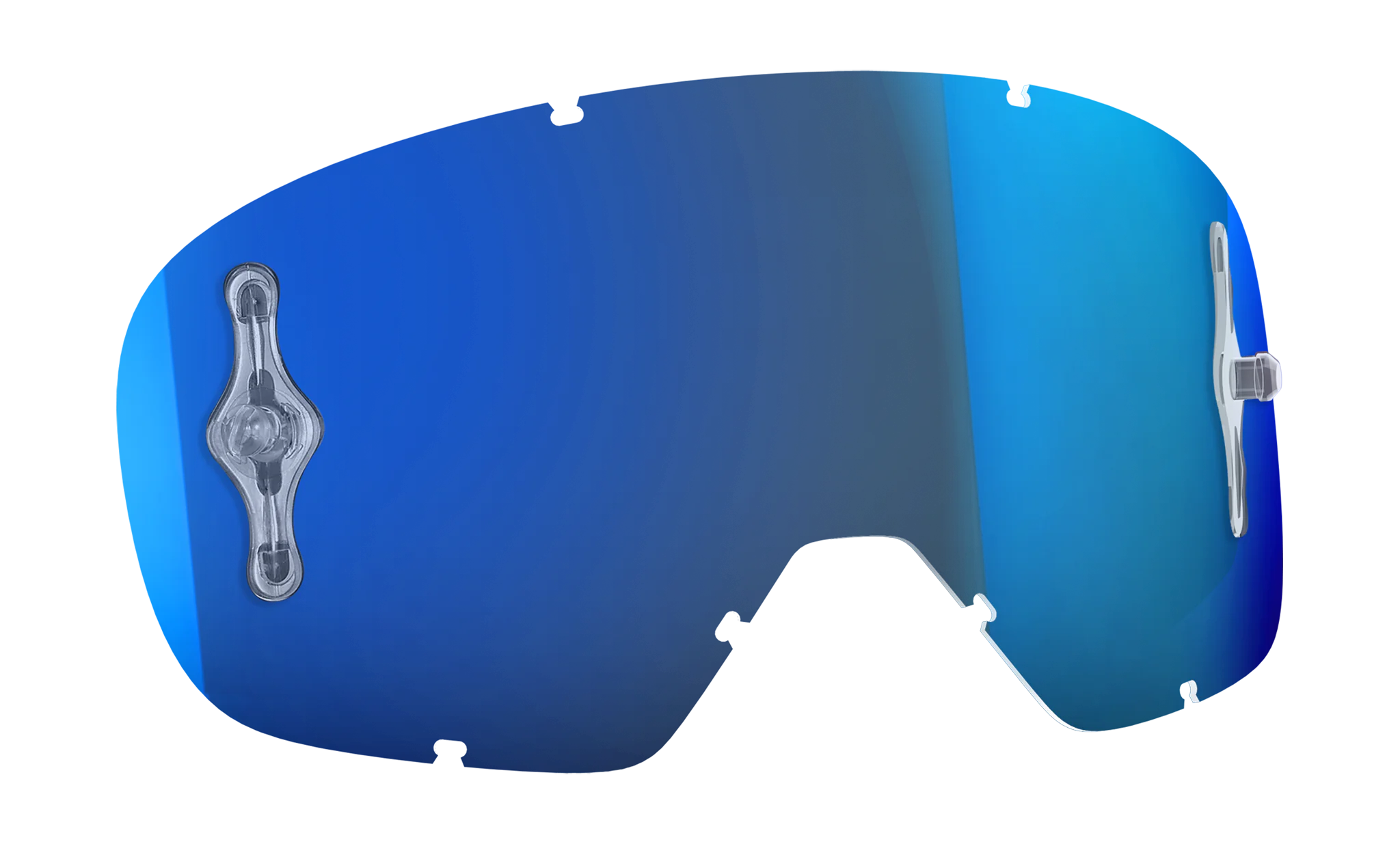 Scott Lens Works Buzz MX - Standard Mirror Electric Blue