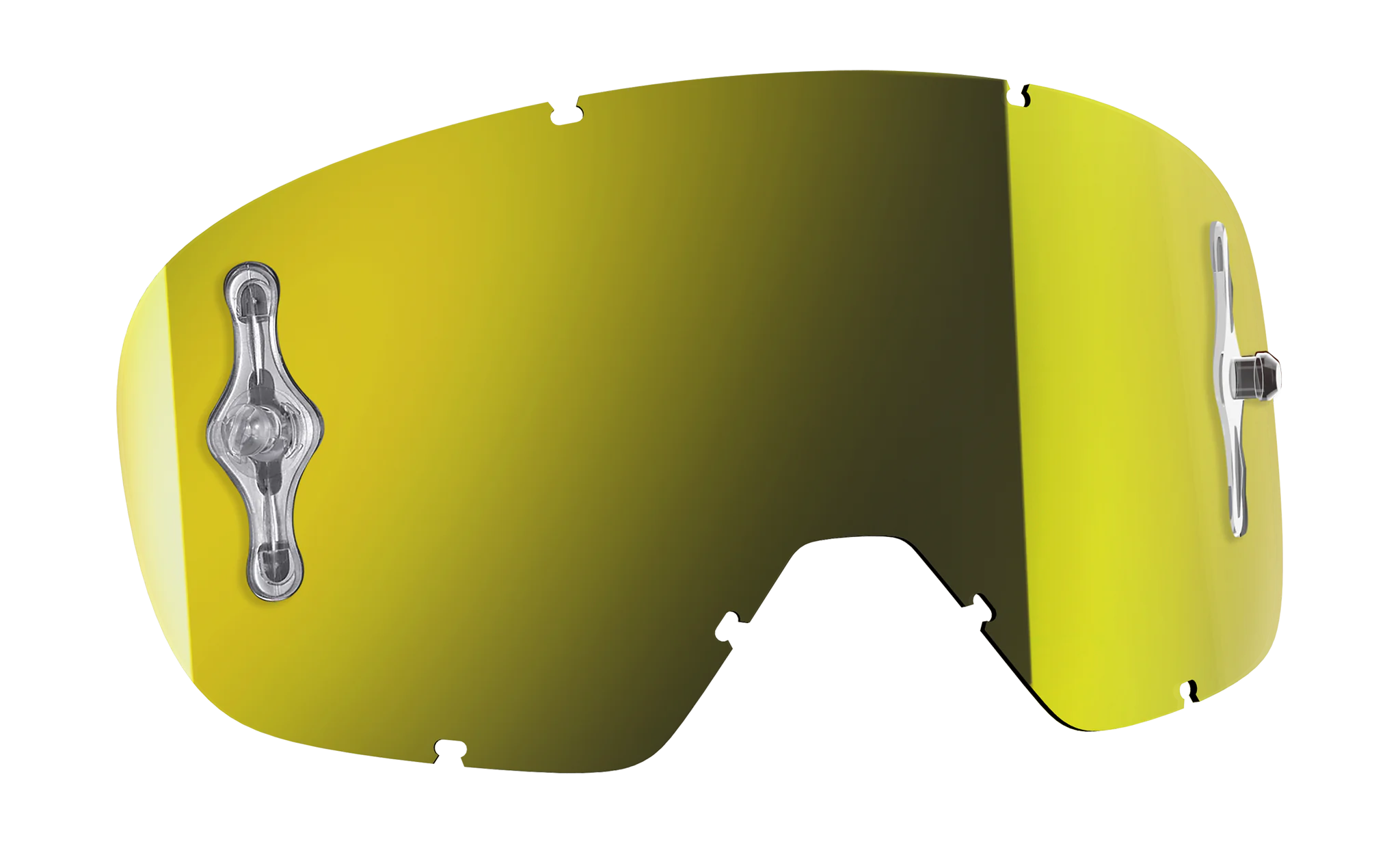 Scott Lens Works Buzz MX - Standard Mirror Yellow