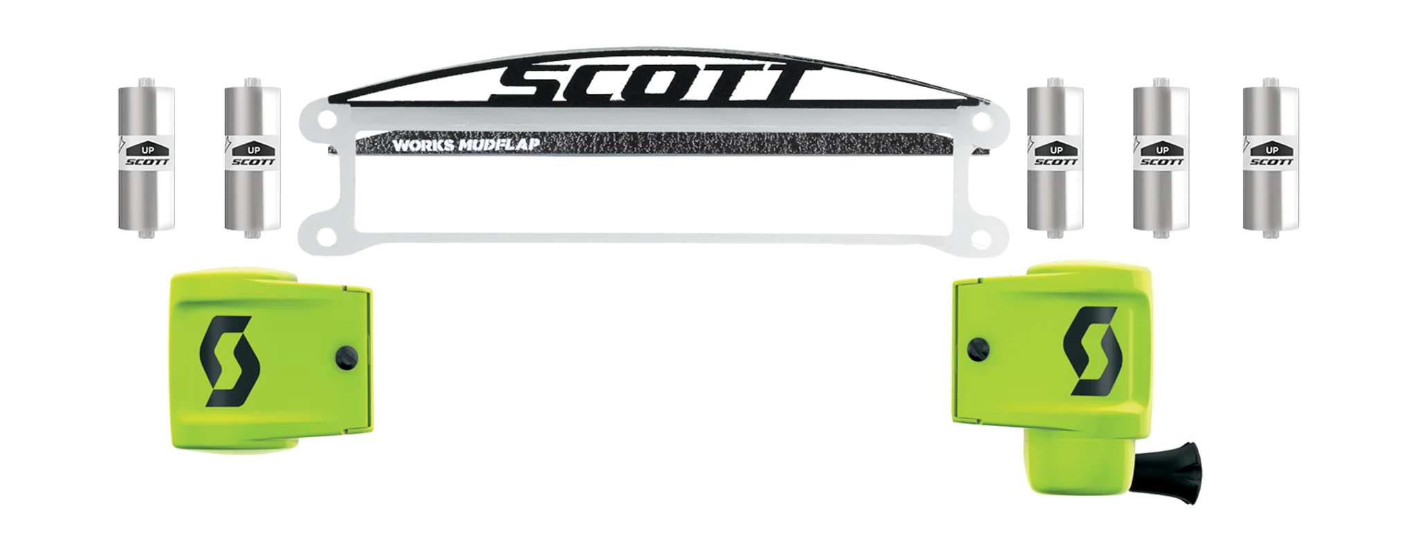 Scott Roll-Off System WFS Hustle/Primal/Split OTG - Fluo Yellow - 30 mm