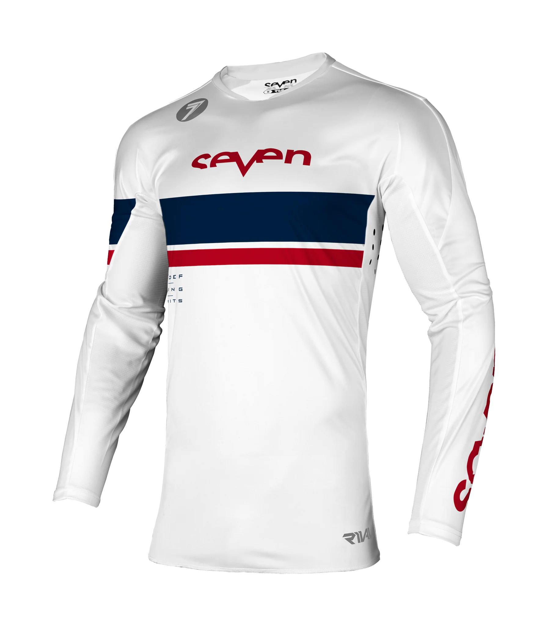 Seven Motocross Jersey Rival Vanquish - White