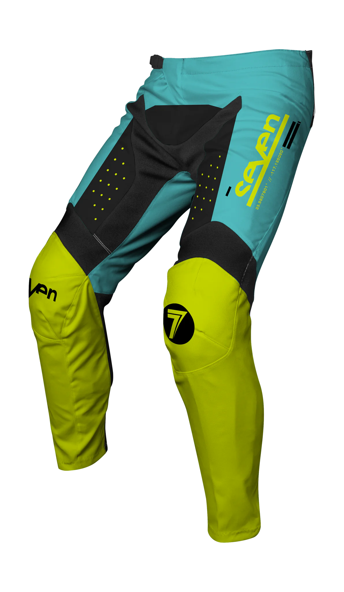 Seven Motocross Pants Vox Aperture - Flo Yellow / Blue