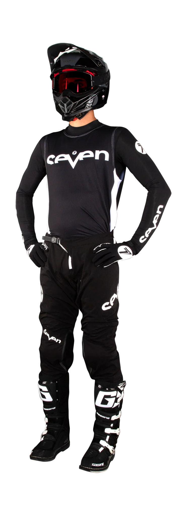 Seven Motocross Gear Zero Staple - Black