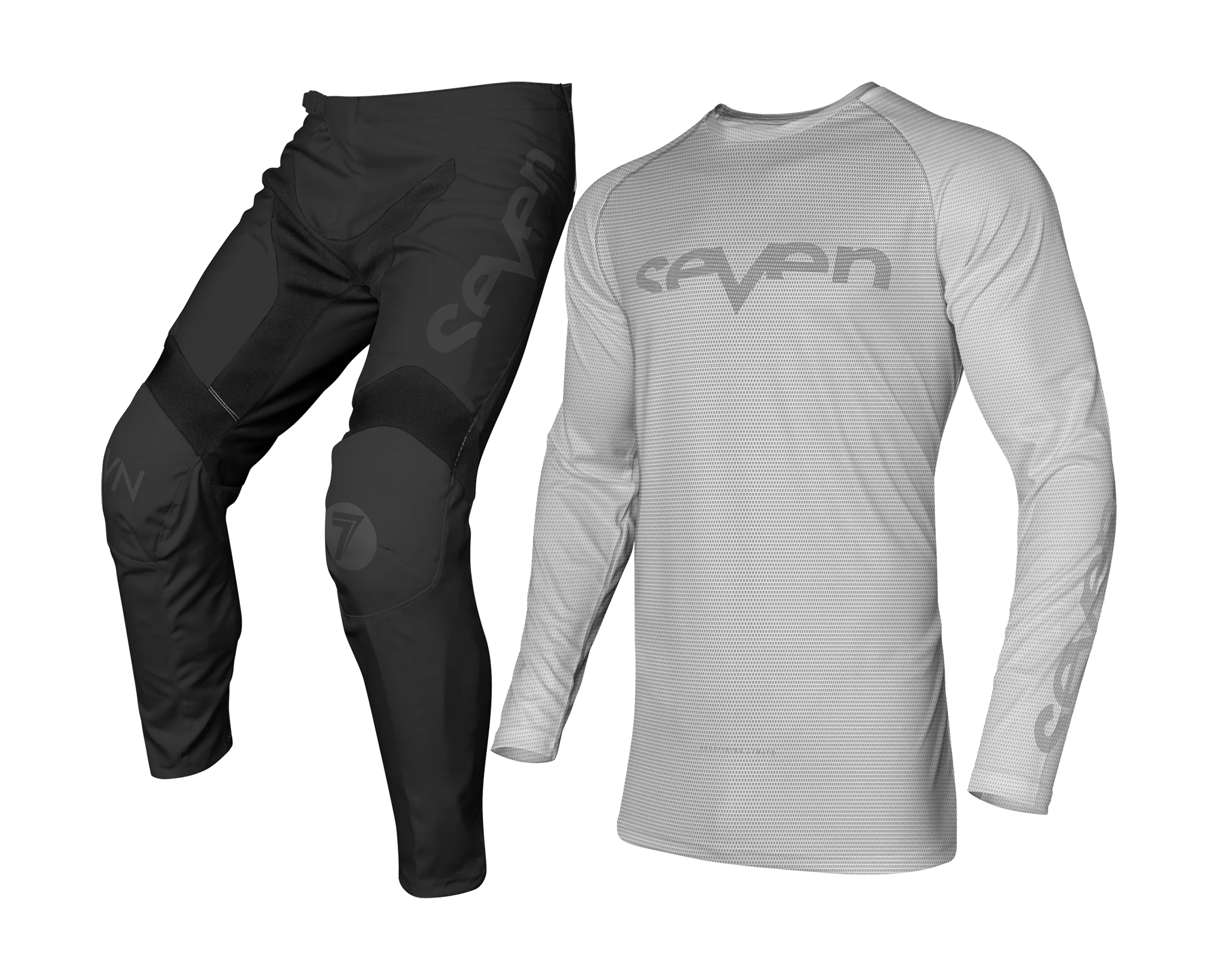 Seven Youth Motocross Gear Vox Staple Vented - White