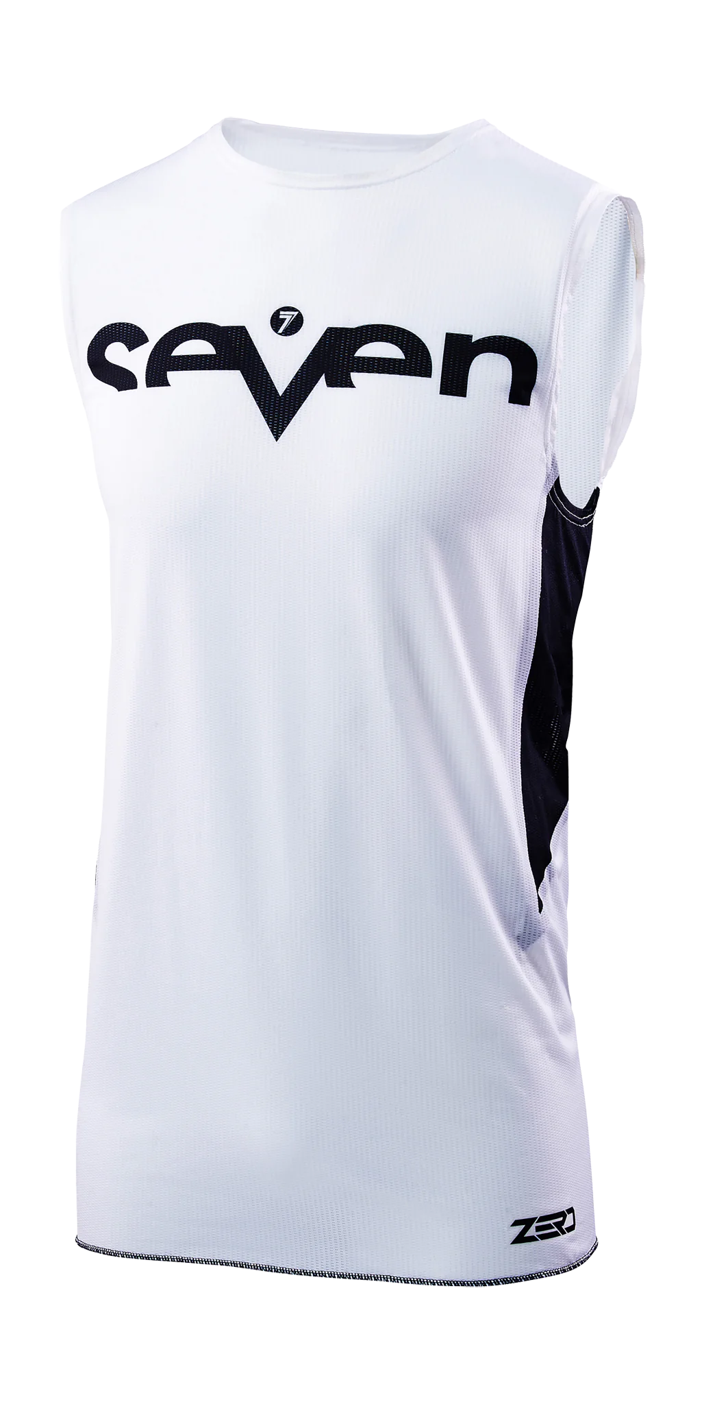 Seven Over Jersey Zero Staple - White