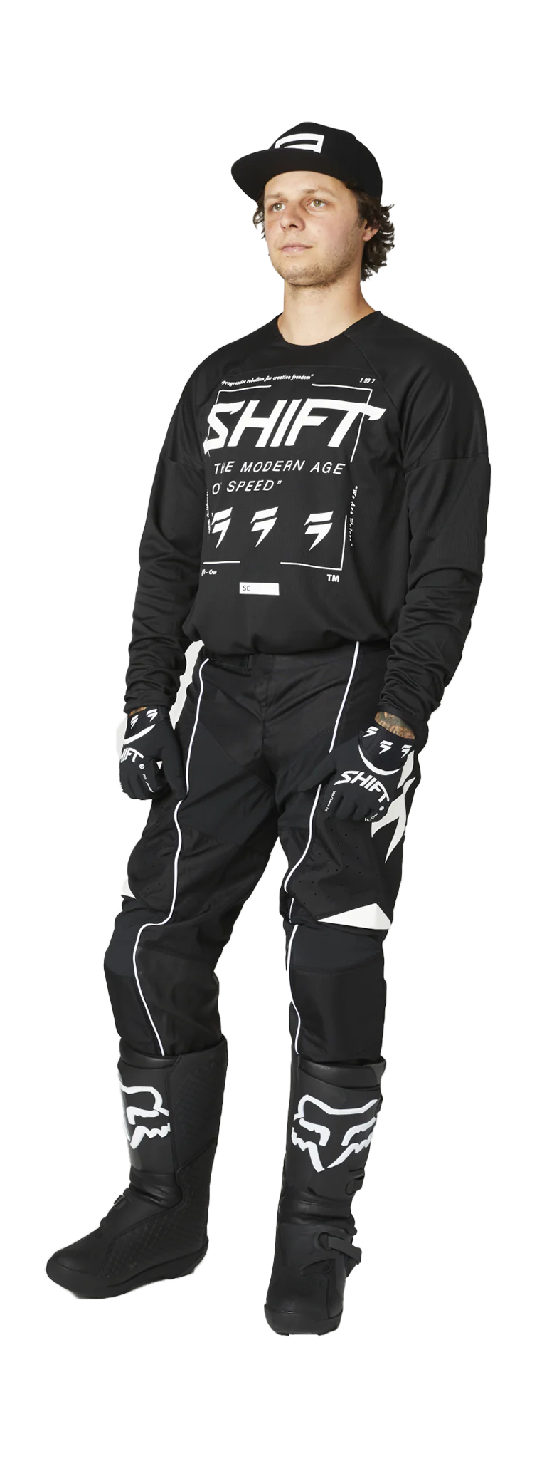 Shift Motocross Gear WHIT3 Label Bliss - Black / White