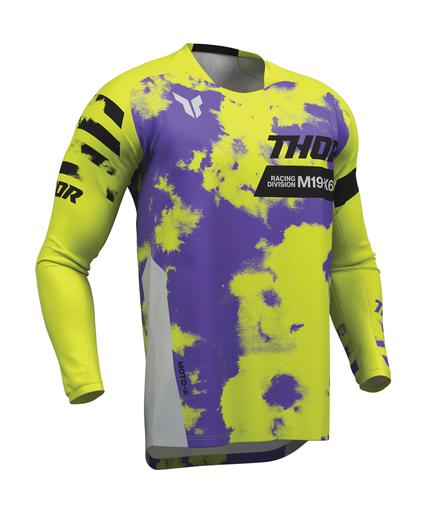 Thor Motocross Gear 2026 Launchmode Bleach - Grey / Acid