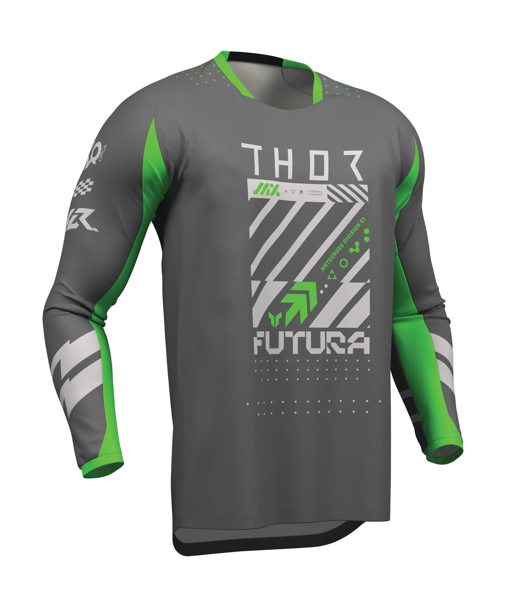 Thor Motocross Gear 2026 Launchmode Futura - Charcoal / Green