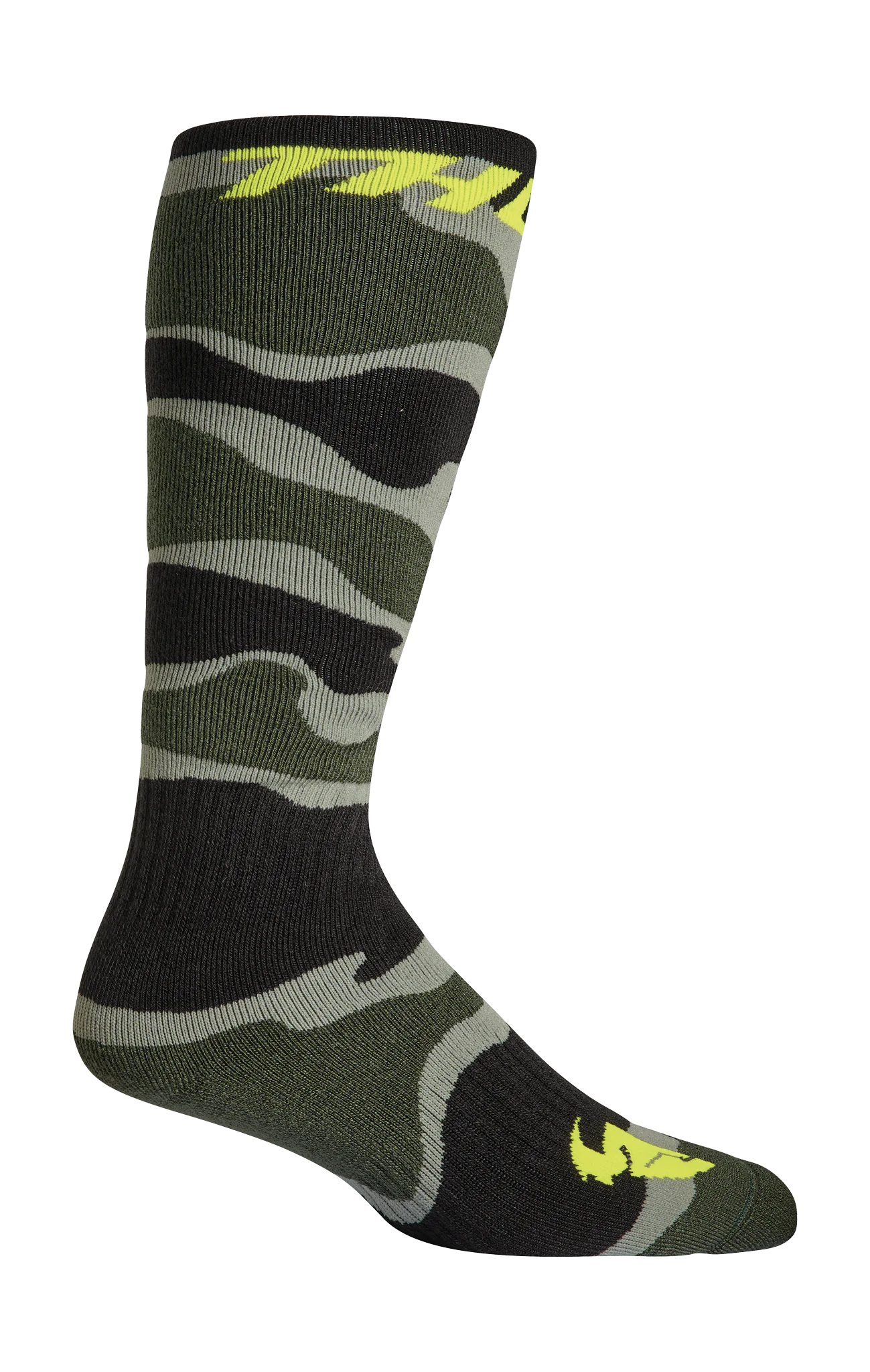 Thor Motocross Socks - Camo / Green / White