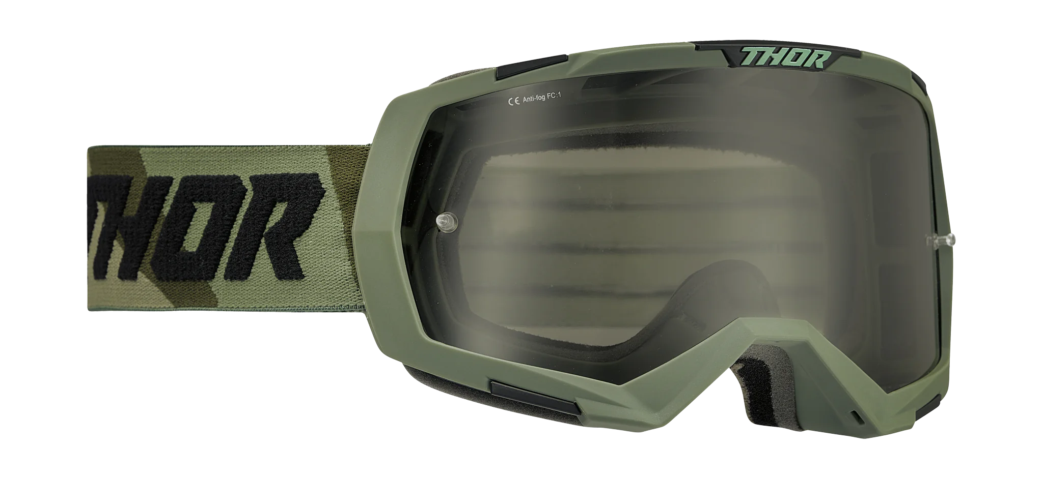 Thor Motocross Goggle Regiment - Camo / Black - Smoke