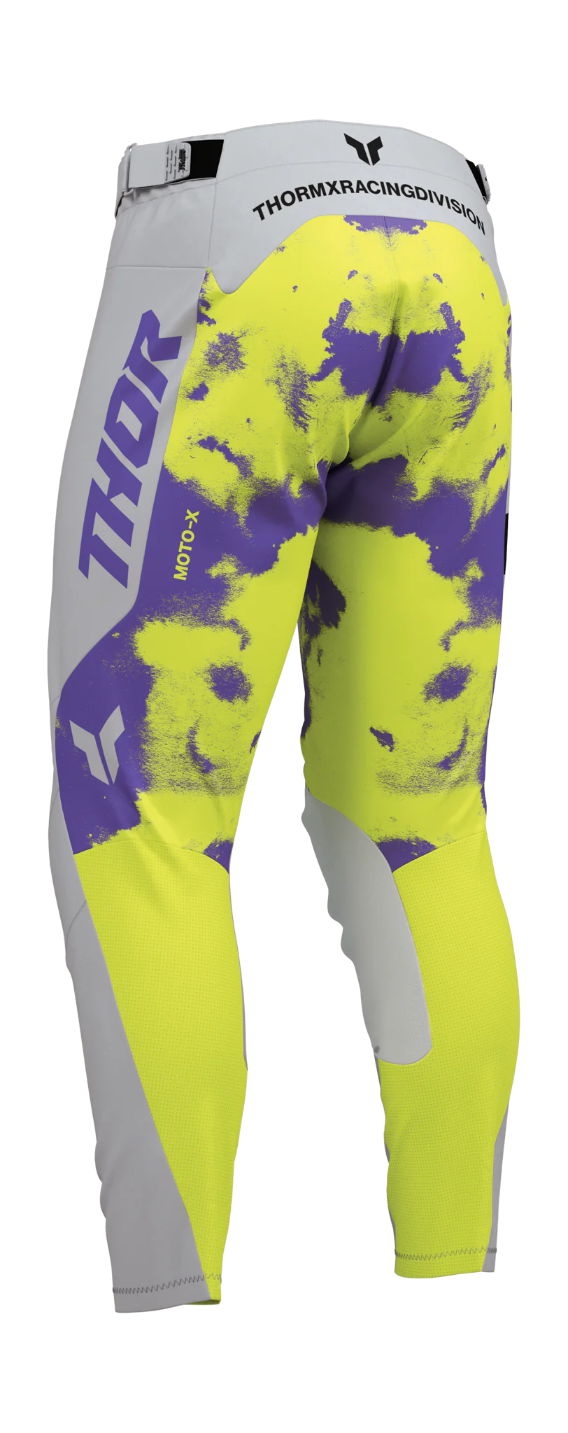 Thor Motocross Pants 2026 Launchmode Bleach - Grey / Acid