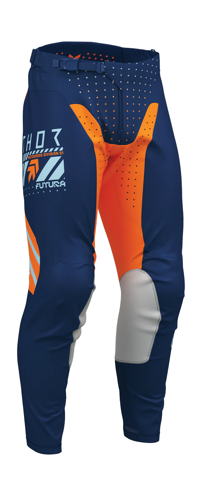 Thor Motocross Pants 2026 Launchmode Futura - Navy / Orange