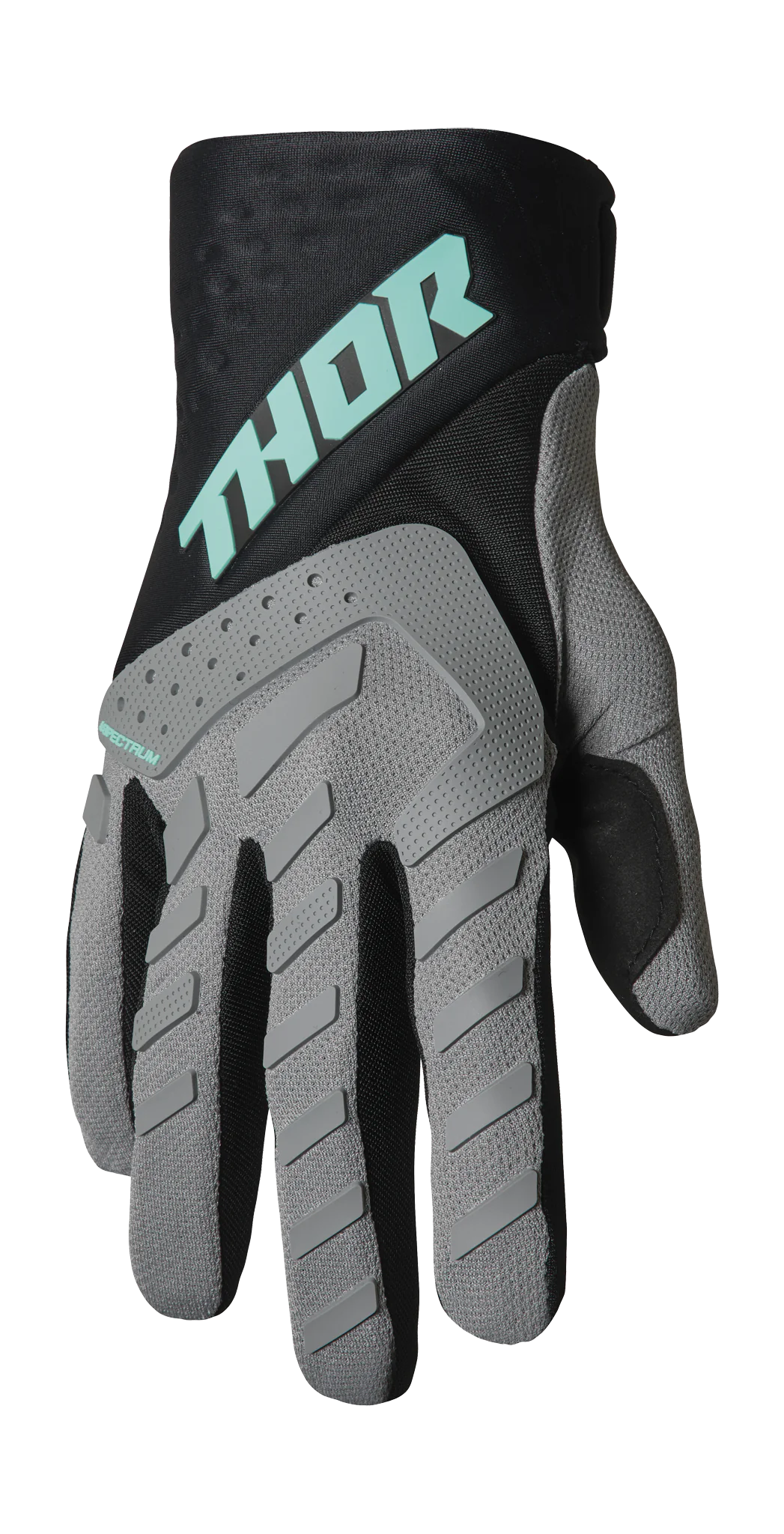 Thor Motocross Gloves 2026 Spectrum - Grey / Black / Mint