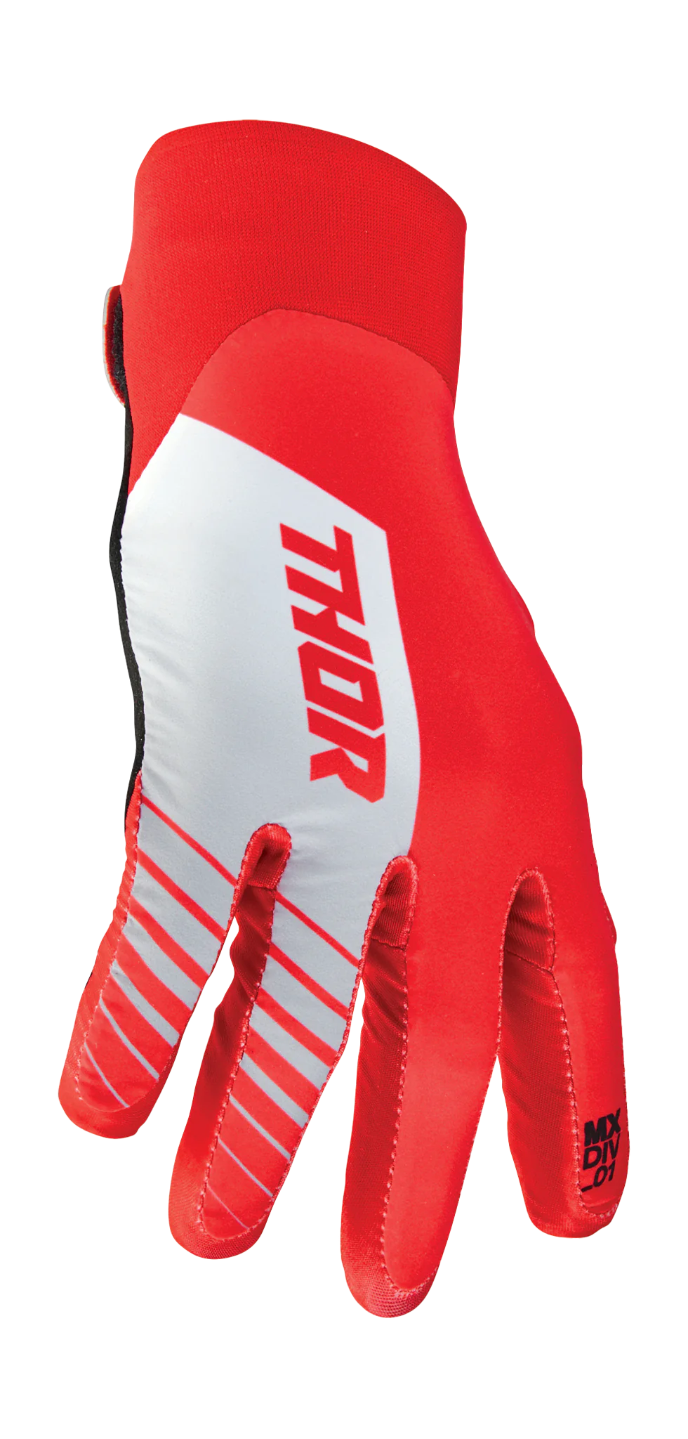Thor Motocross Gloves Agile Analog - Red / White