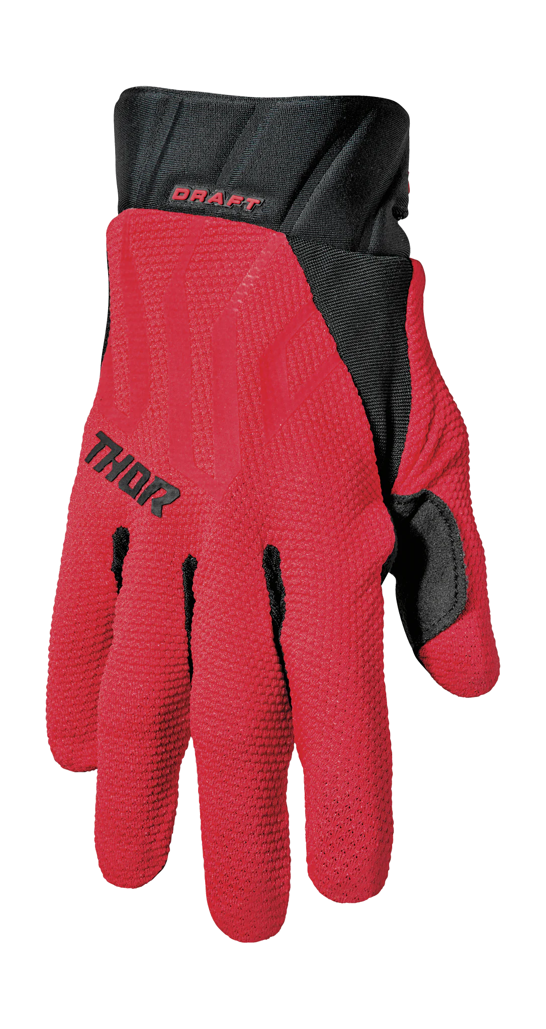 Thor Motocross Gloves Draft - Red / Black
