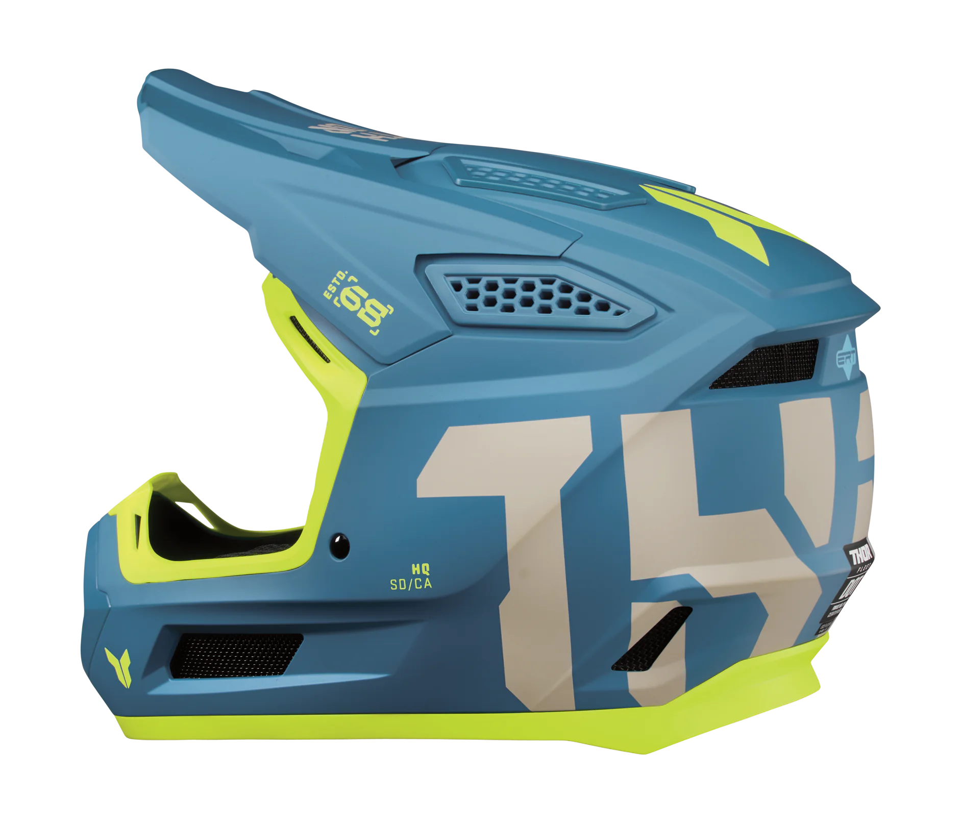 Thor Motocross Helmet Fleet Forge - Blue