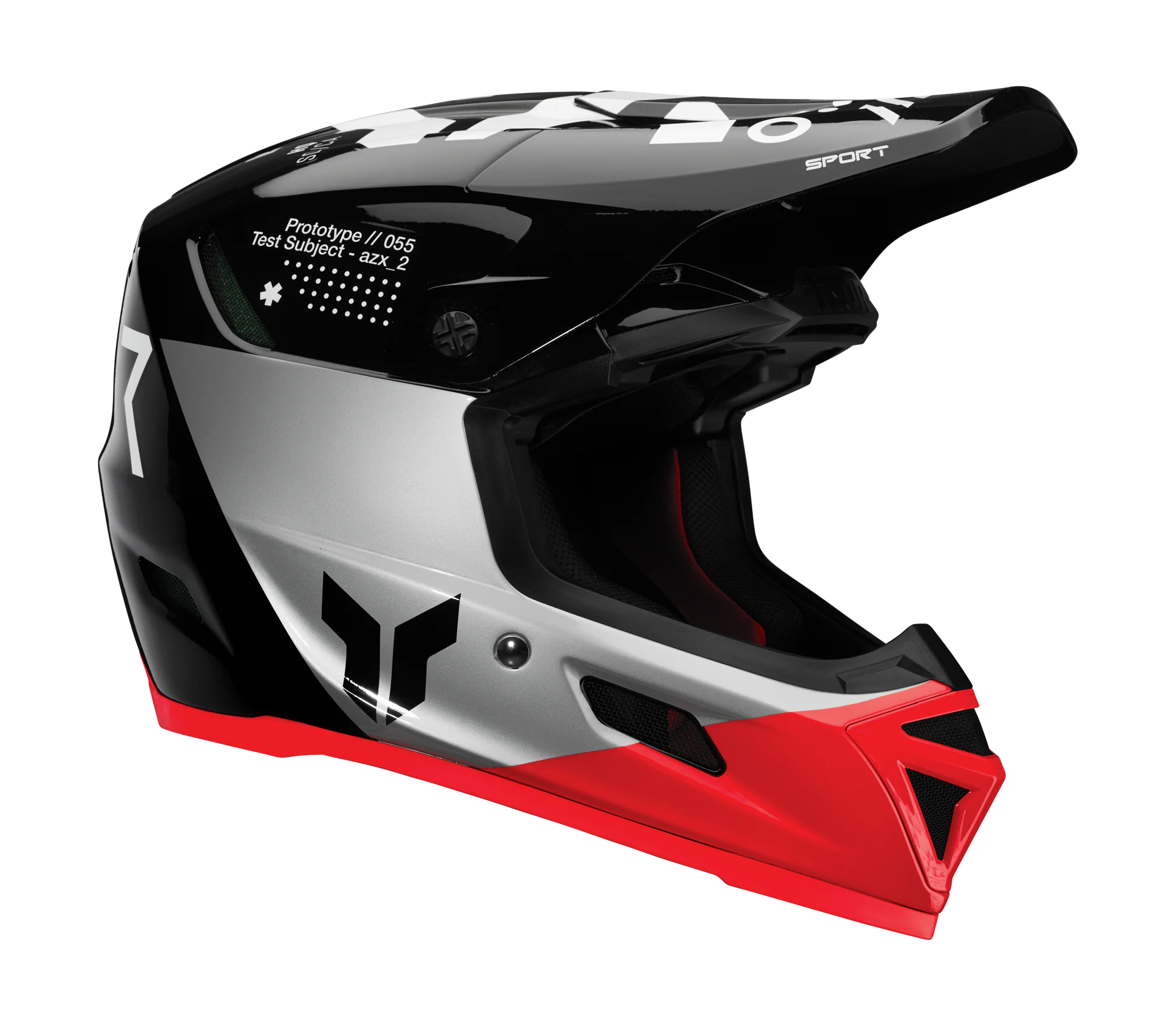 Thor Motocross Helmet Reflex Sport Strike - Black / Red
