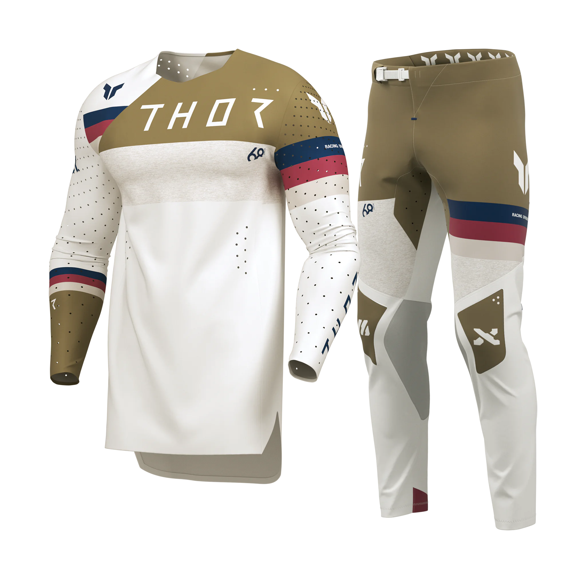 Thor Motocross Gear 2026 Sportmode Leaque - White / Copper